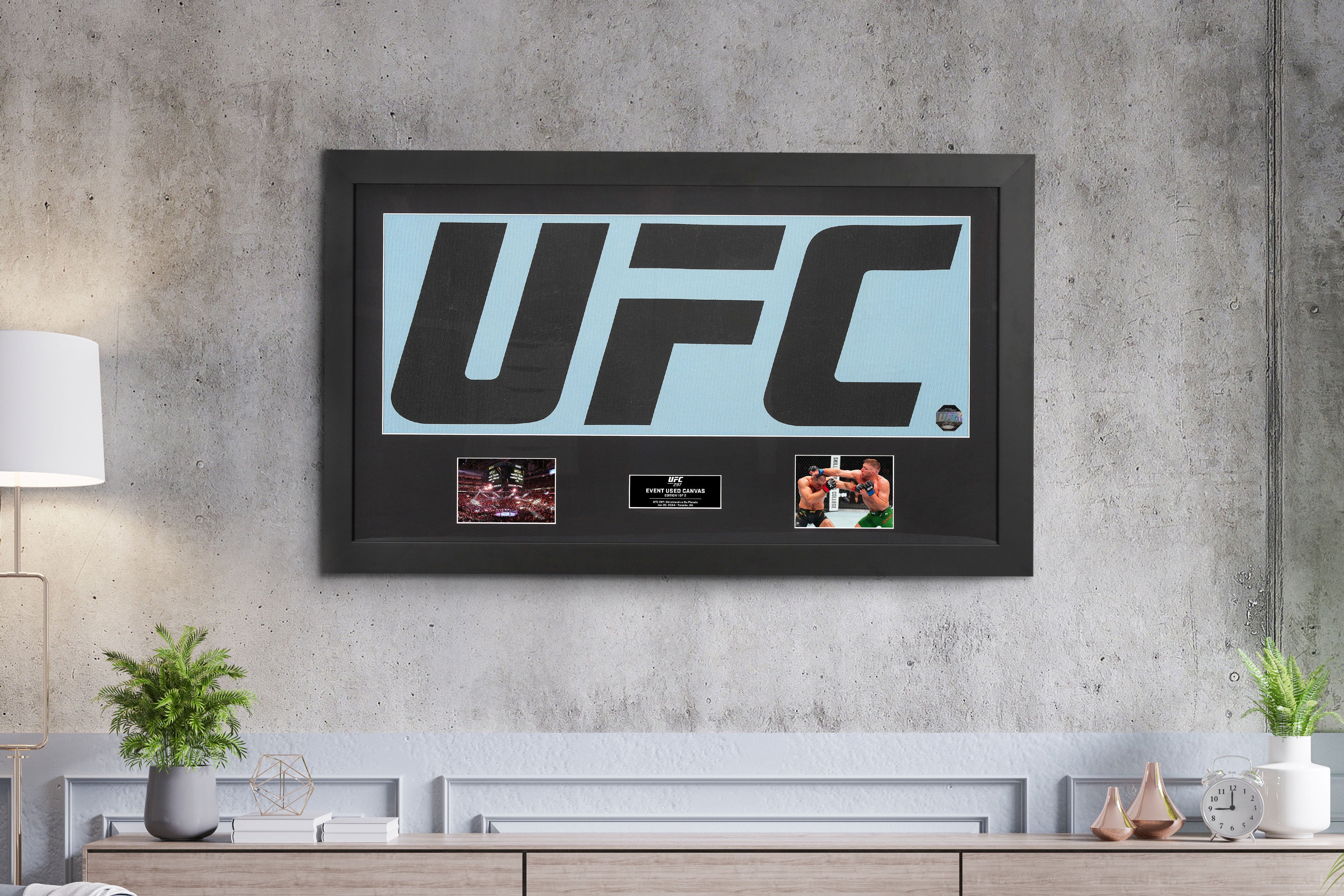 UFC 297: Strickland vs du Plessis UFC Logo Canvas & Photos - Second Edition