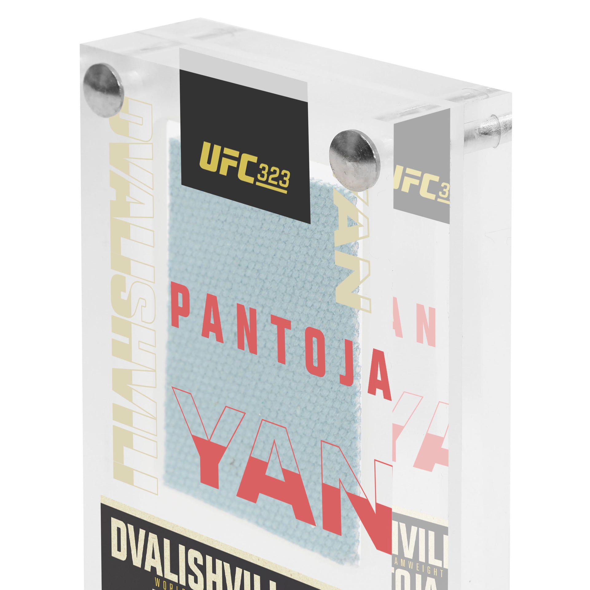 UFC 323: Dvalishvili vs Yan 2 Canvas in Acrylic