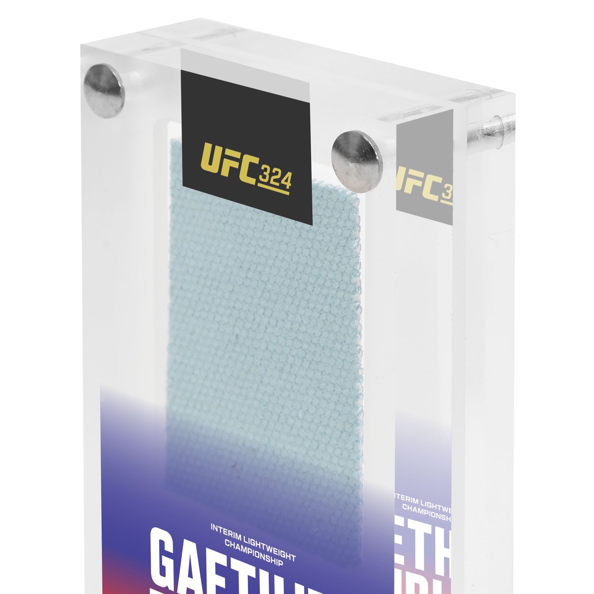 UFC 324: Gaethje vs Pimblett Canvas in Acrylic
