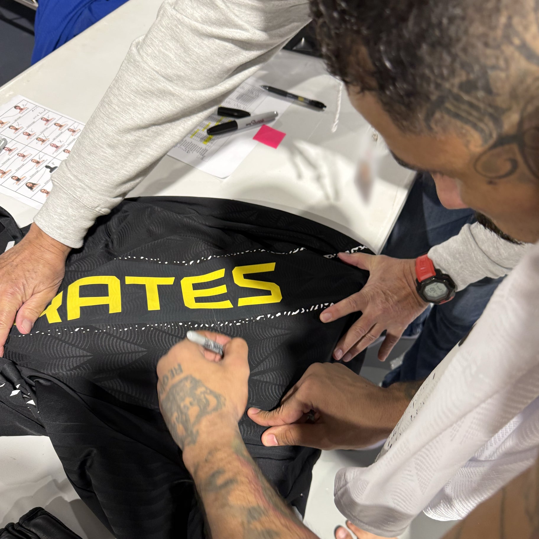 Carlos Prates Signed 1-of-1 Fight Worn Hoodie UFC Fight Night: Della Maddalena vs Prates