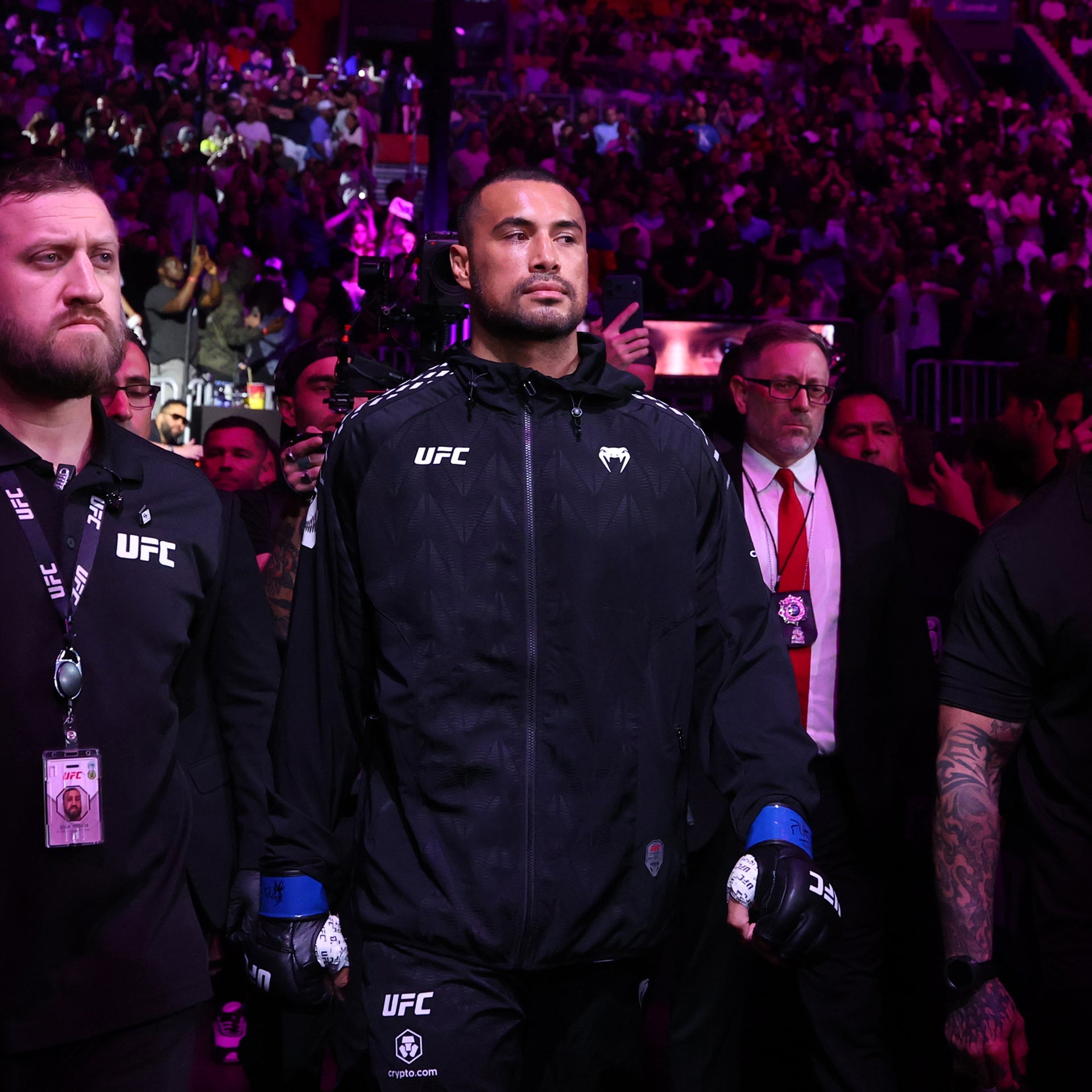 Carlos Ulberg Signed 1-of-1 Fight Worn Hoodie UFC 327: Procházka vs Ulberg