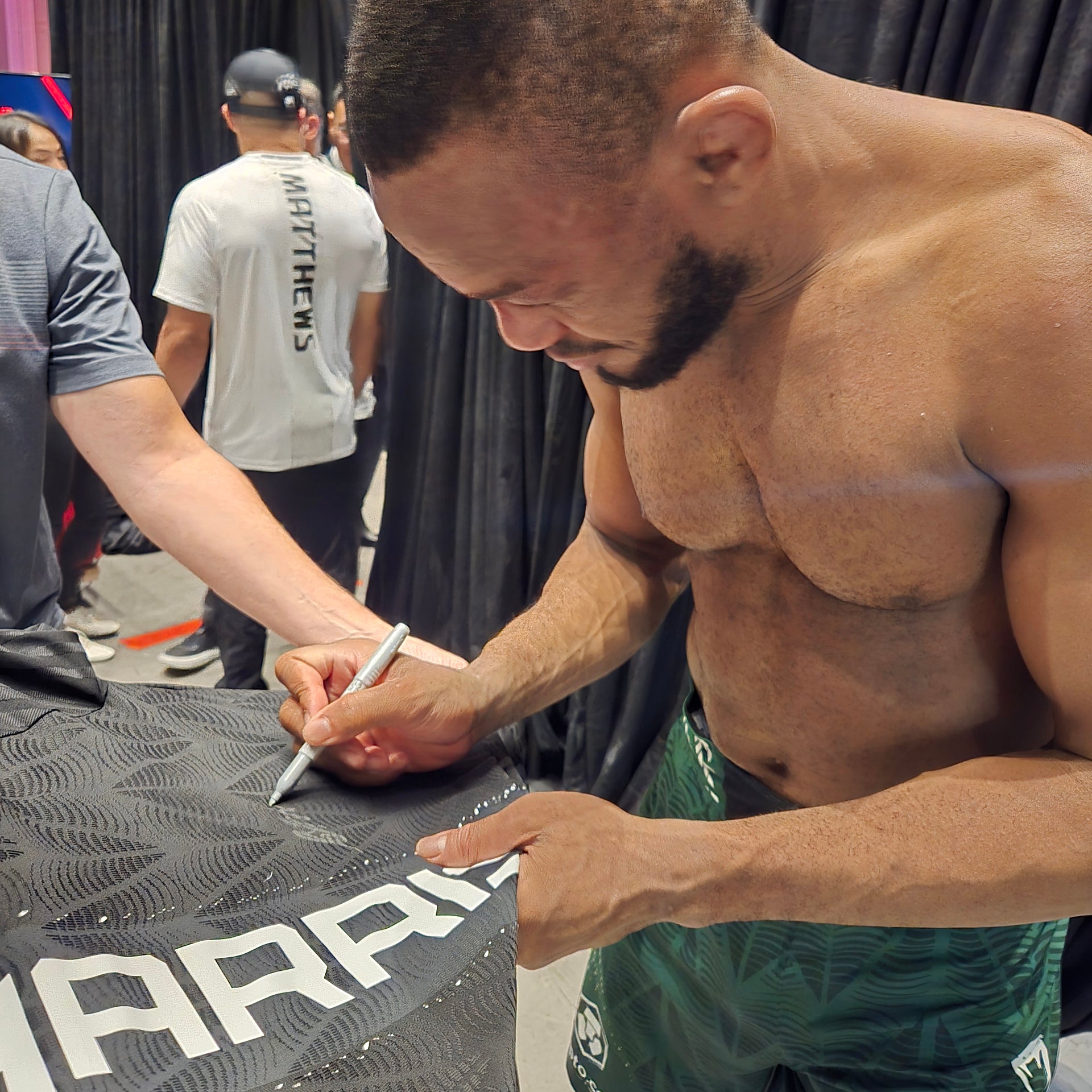 Carlston Harris Signed 1-of-1 Fight Worn Jersey UFC Fight Night: Song vs Figueiredo