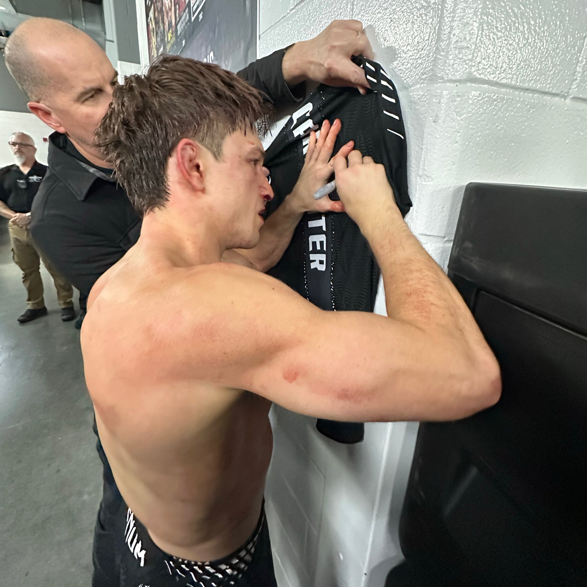 Clayton Carpenter Signed 1-of-1 Fight Worn Jersey UFC 328: Chimaev vs Strickland