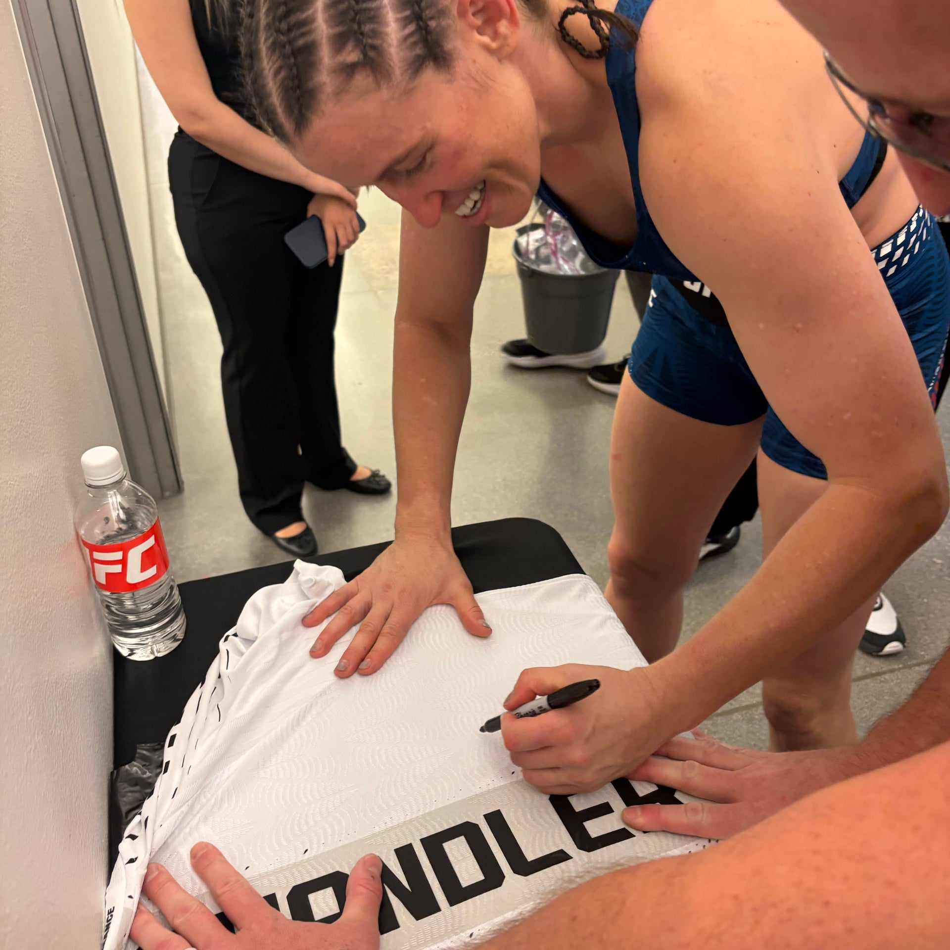 Chelsea Chandler Signed 1-of-1 Fight Worn Jersey UFC Fight Night: Muhammad vs Bonfim