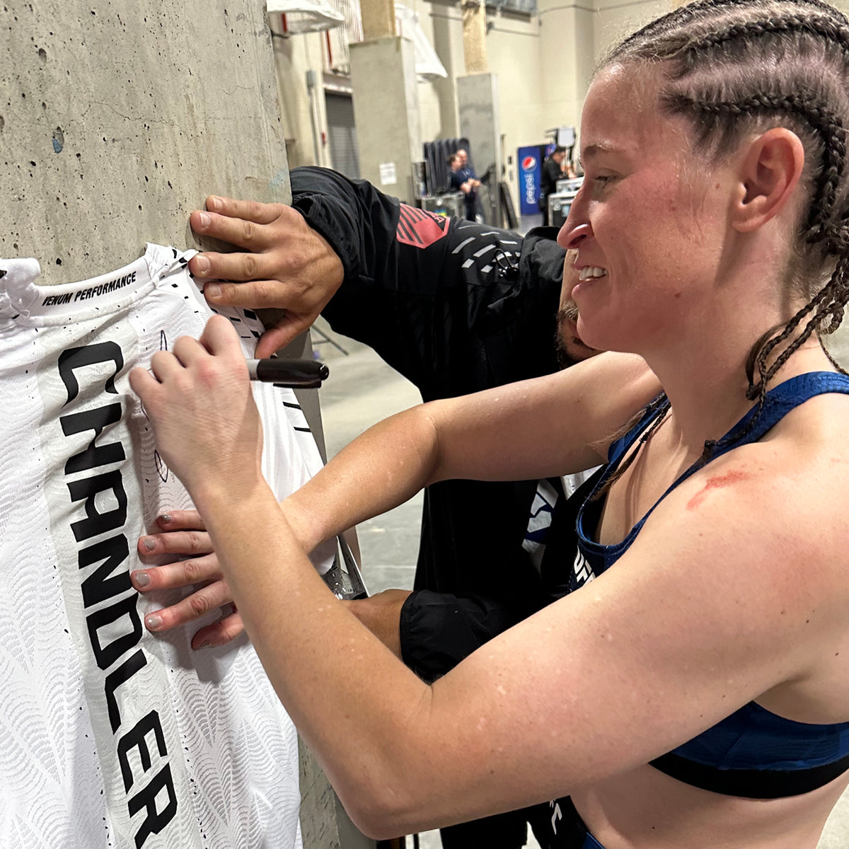 Chelsea Chandler Signed 1-of-1 Fight Worn Jersey UFC Fight Night: Buckley vs Malott