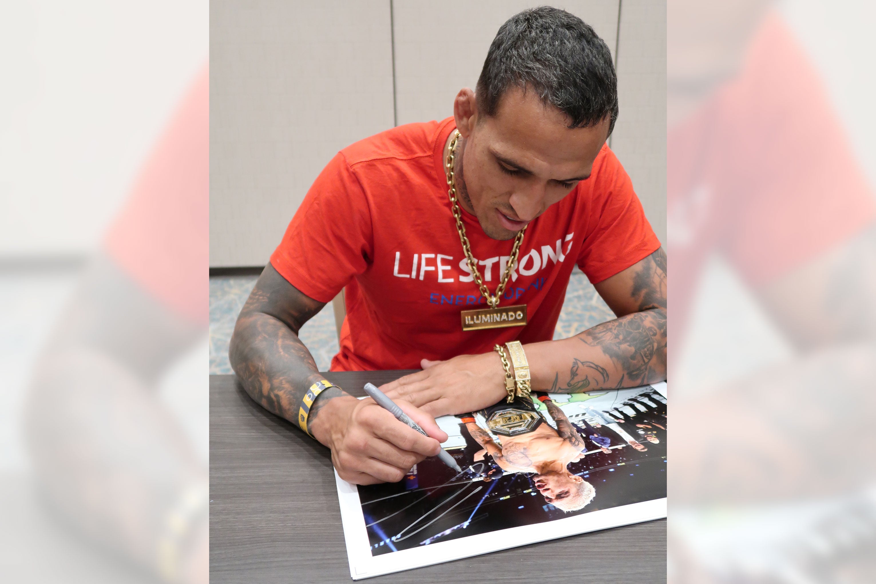 Charles Oliveira Signed Photo UFC 269