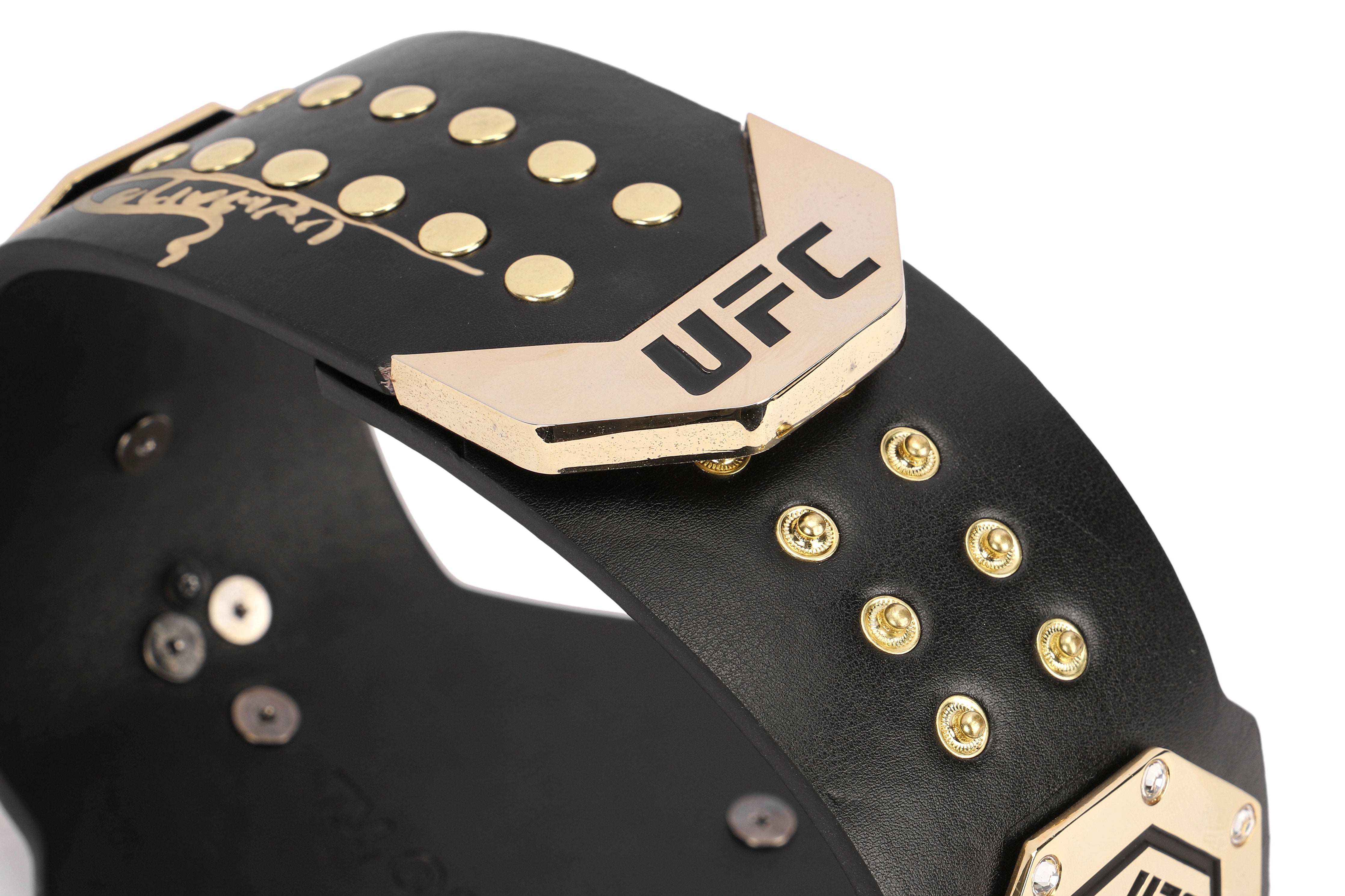 Charles Oliveira Signed UFC Legacy Replica Desktop Belt