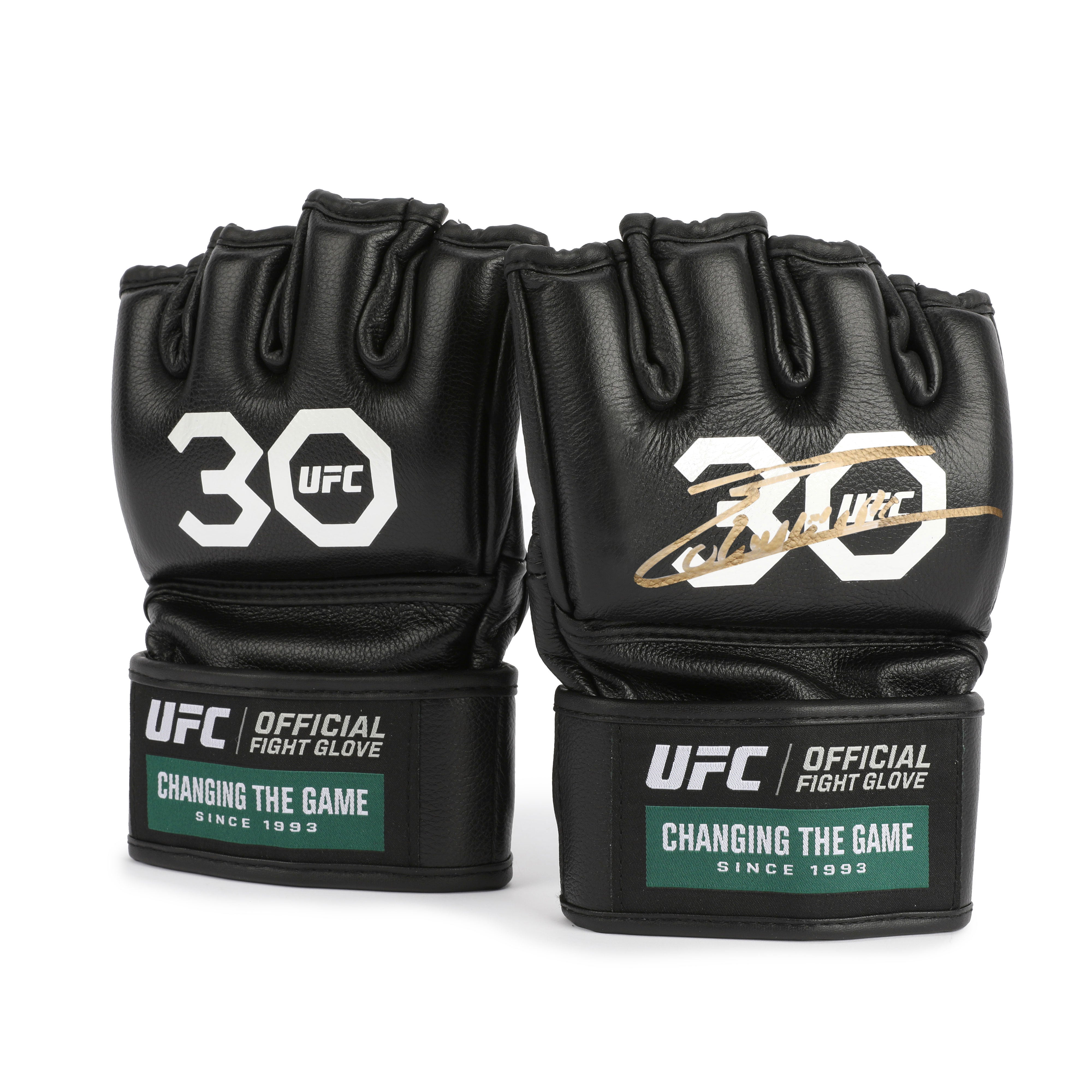 Charles Oliveira Signed Official UFC Gloves – 30th Anniversary Edition