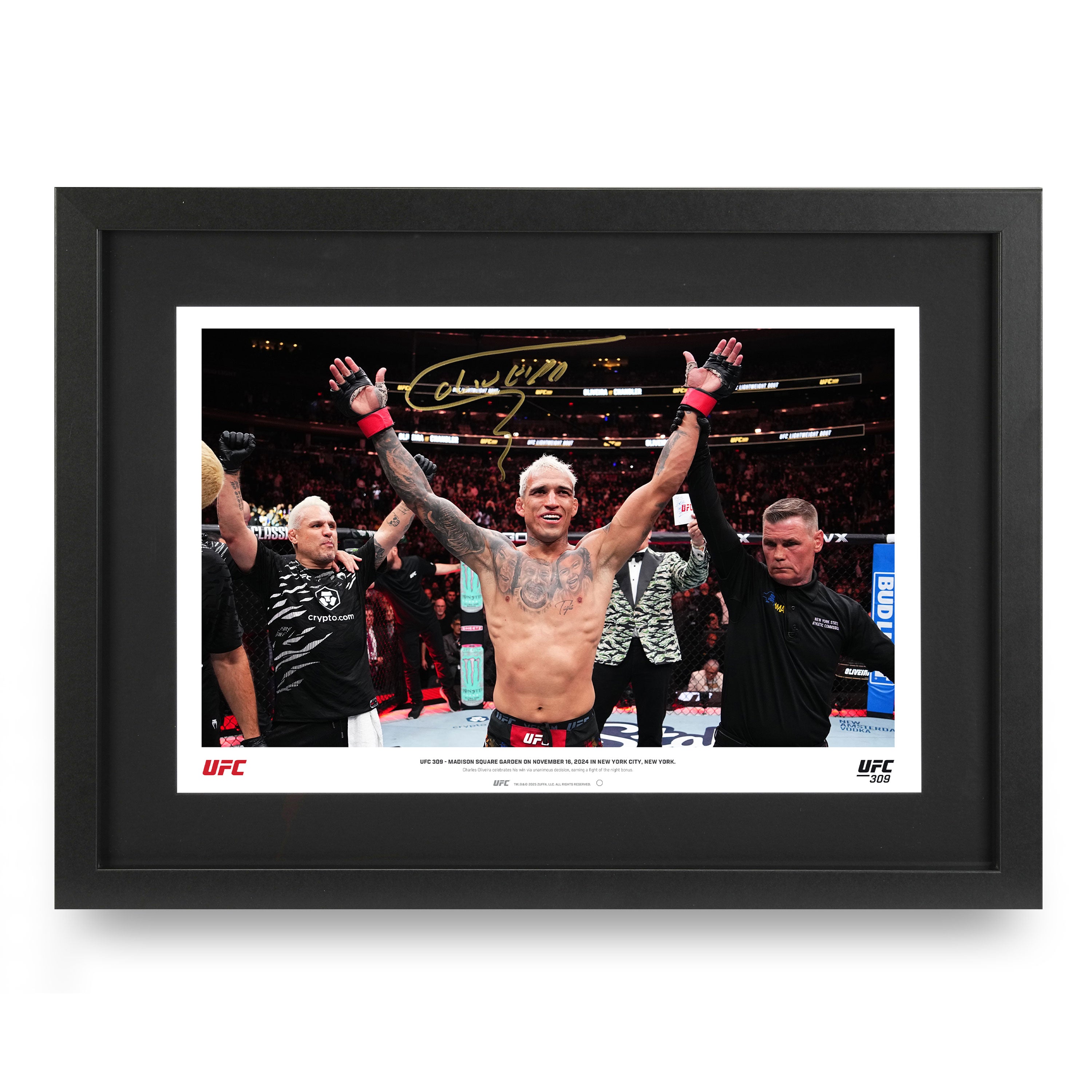 Charles Oliveira Signed Photo UFC 309 – UFC Collectibles