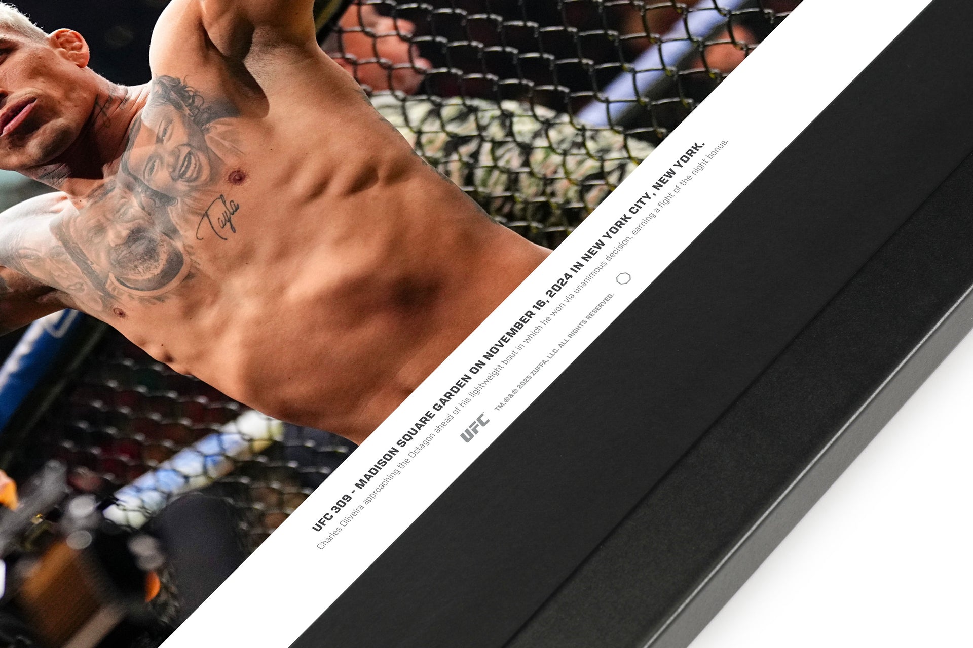Charles Oliveira Signed Photo UFC 309