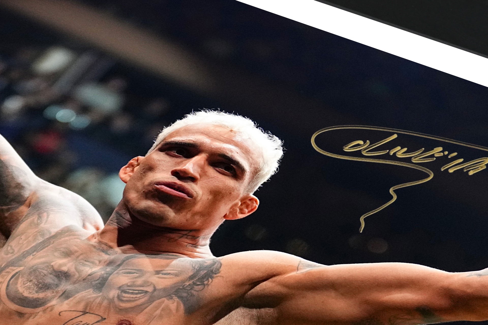 Charles Oliveira Signed Photo UFC 309