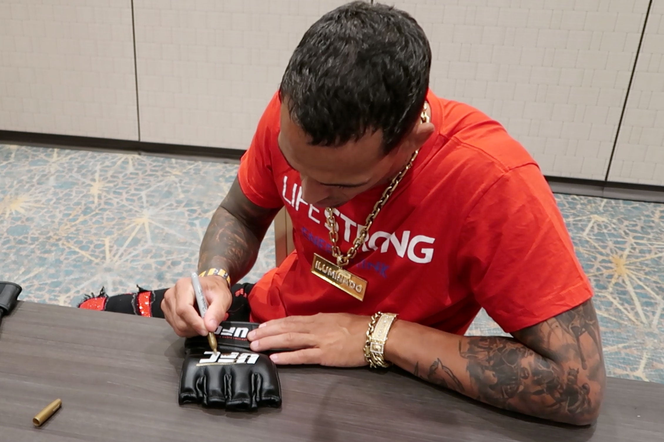 Charles Oliveria Signed Official UFC Gloves