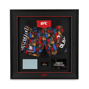 Charles Oliveira Limited Edition UFC 335 Venum Shorts & Canvas Display