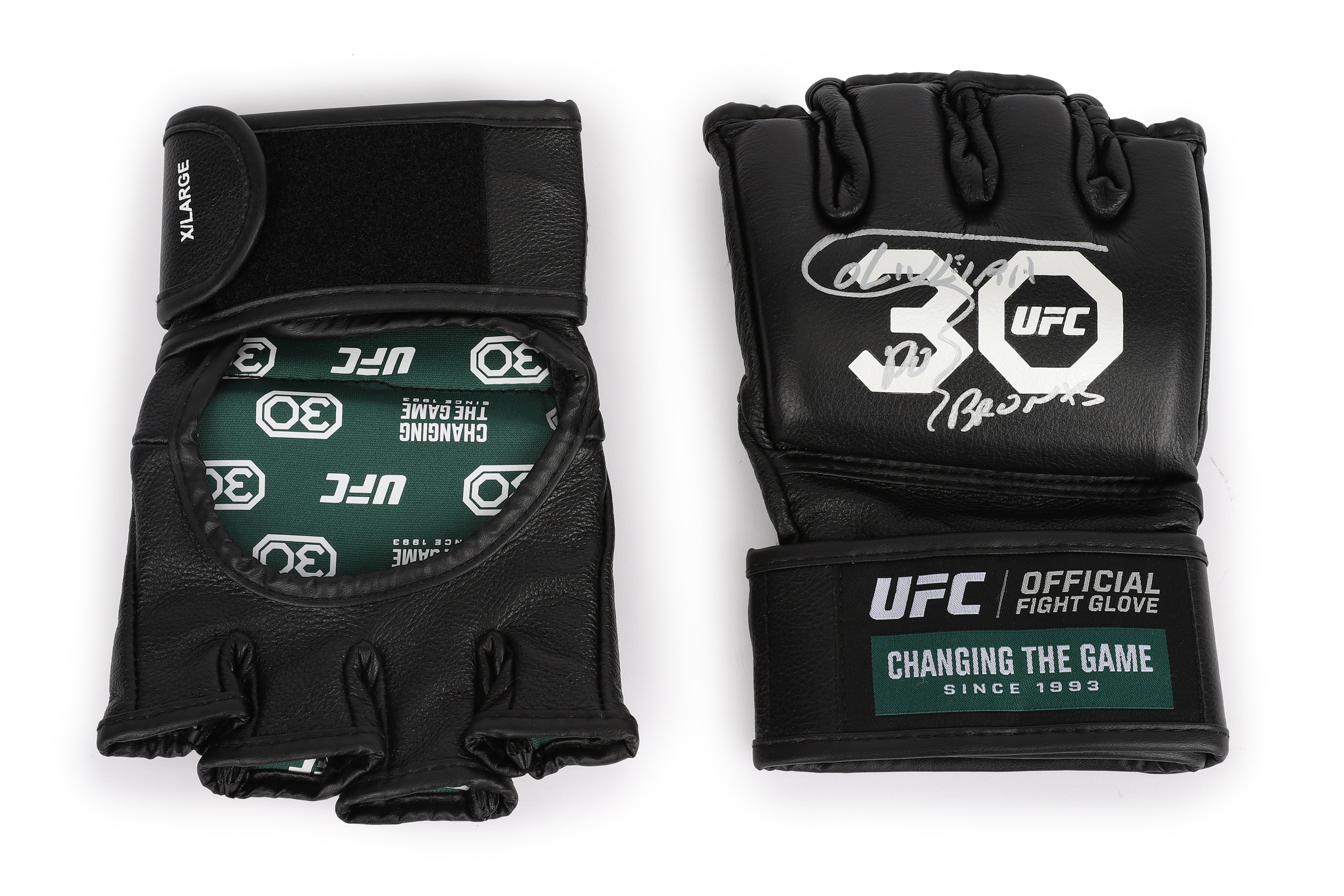 Charles Oliveira Signed Official UFC Gloves – 30th Anniversary Edition