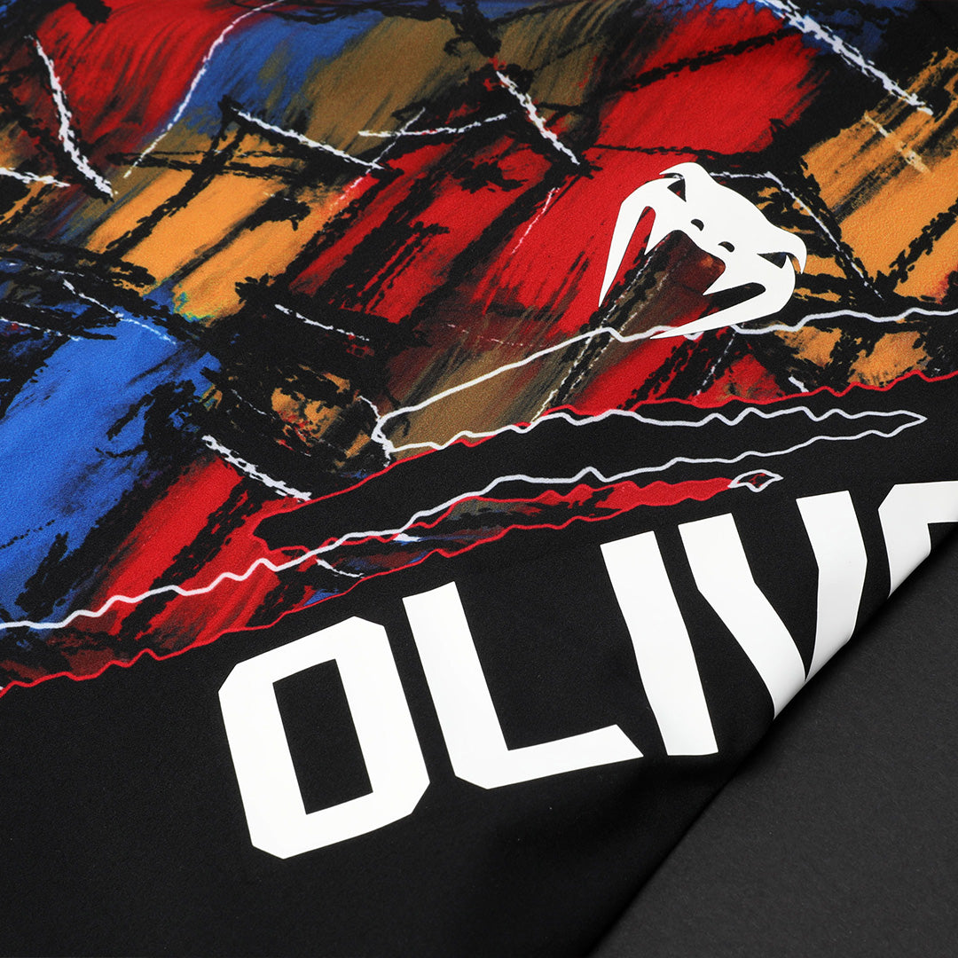 Charles Oliveira Limited Edition UFC 326 Venum Shorts & Canvas Display