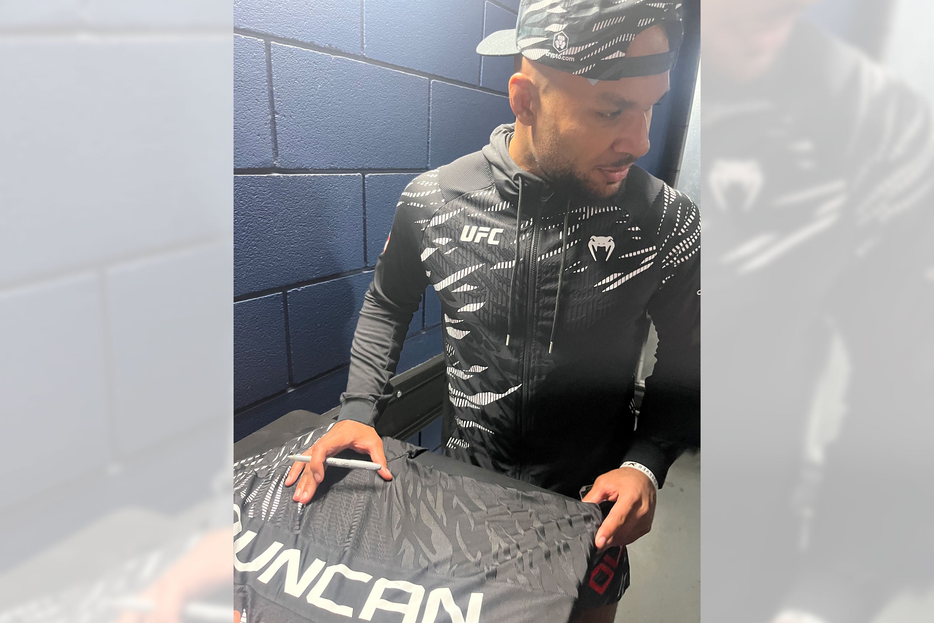 Christian Duncan Signed 1-of-1 Fight Issued Jersey UFC Fight Night: Edwards vs Brady