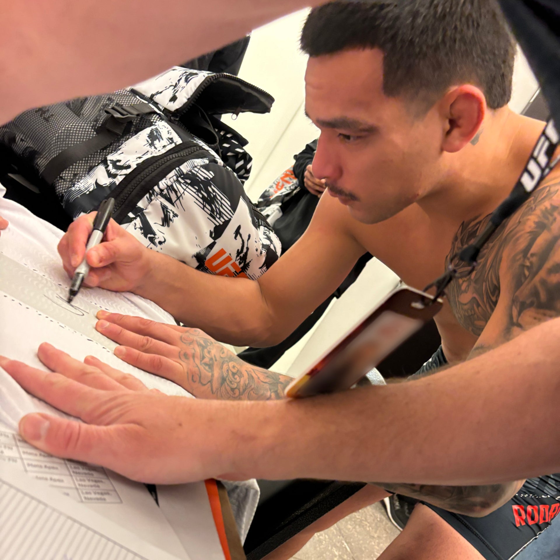 Christian Rodriguez Signed 1-of-1 Fight Worn Jersey UFC Fight Night: Kape vs Horiguchi 2