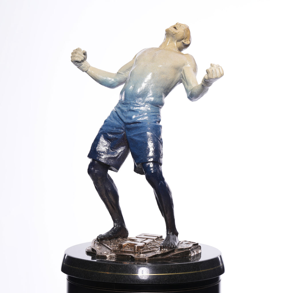 Chuck Liddell Blue Diamond 1-of-1 Sculpture