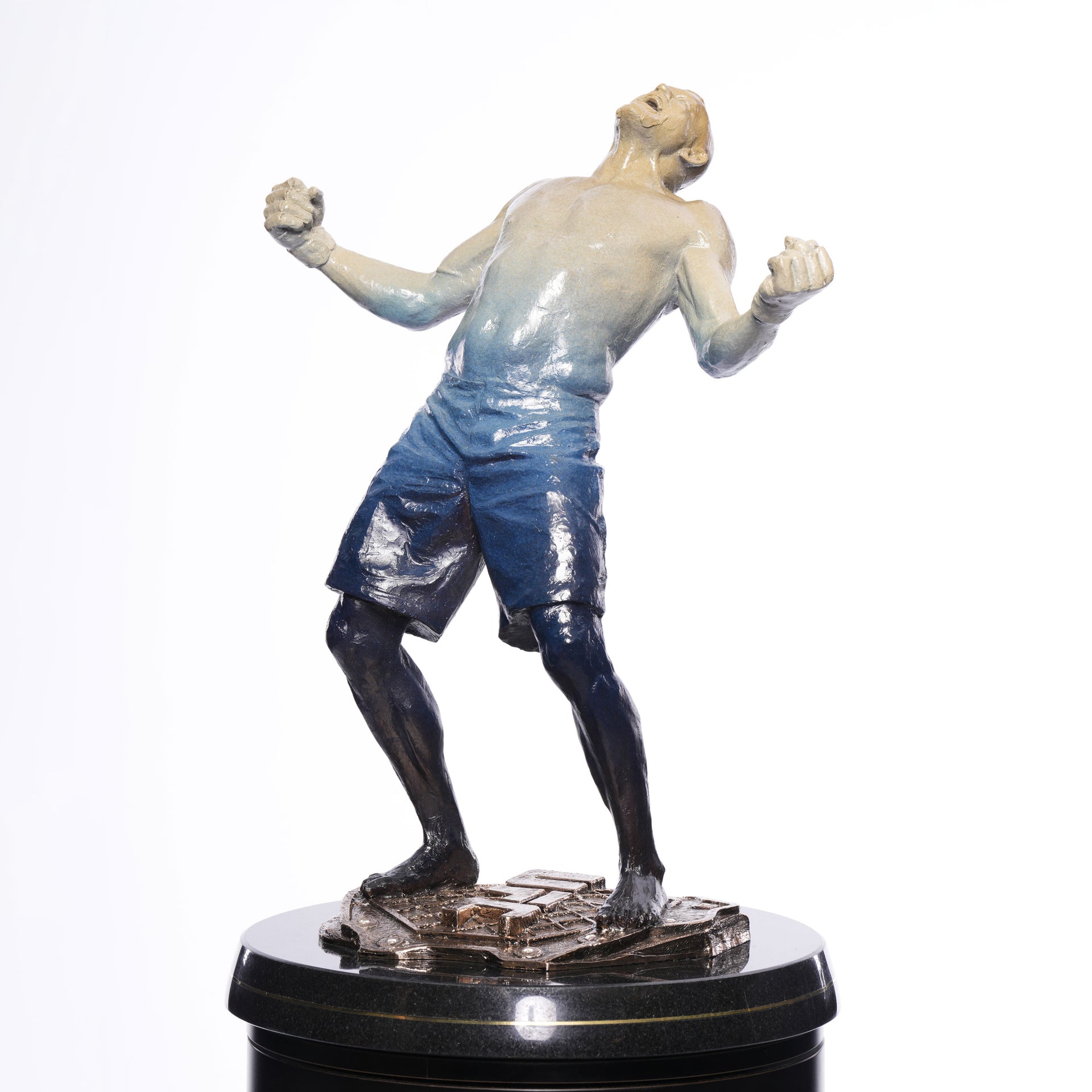 Chuck Liddell Blue Diamond 1-of-1 Sculpture