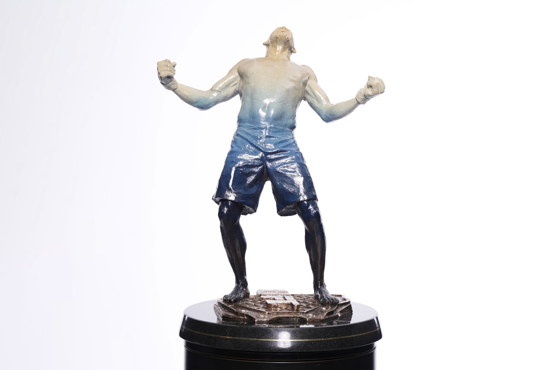 Chuck Liddell Blue Diamond 1-of-1 Sculpture