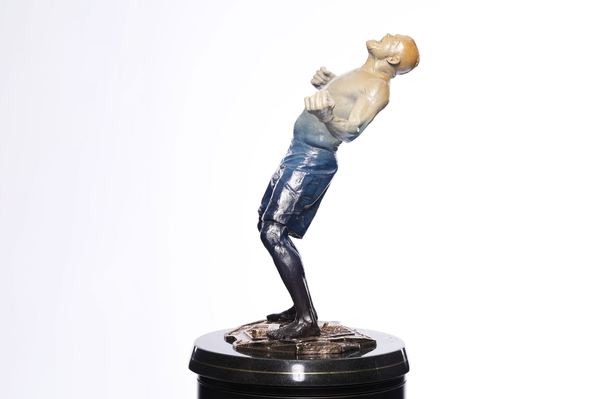 Chuck Liddell Blue Diamond 1-of-1 Sculpture