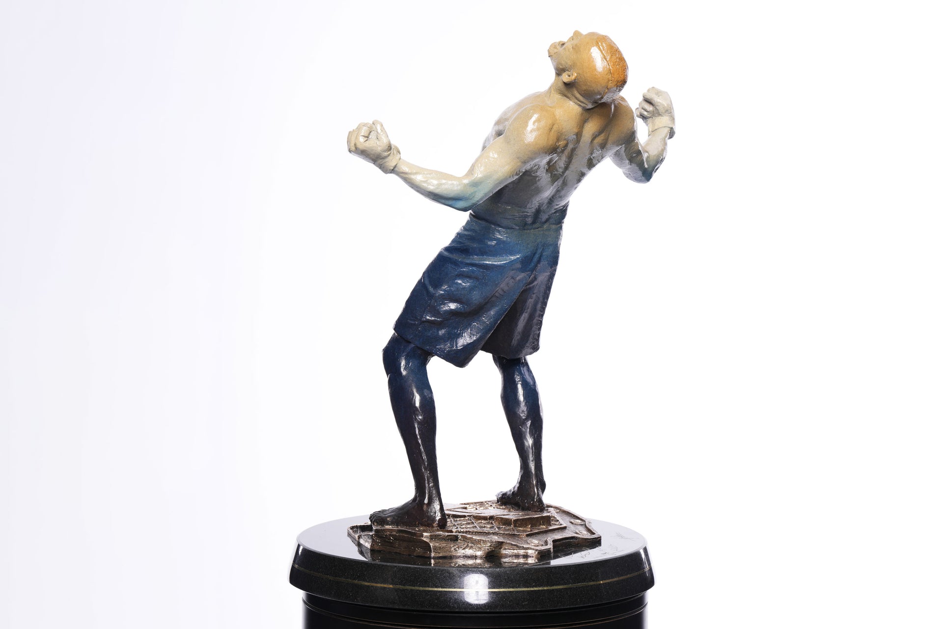 Chuck Liddell Blue Diamond 1-of-1 Sculpture