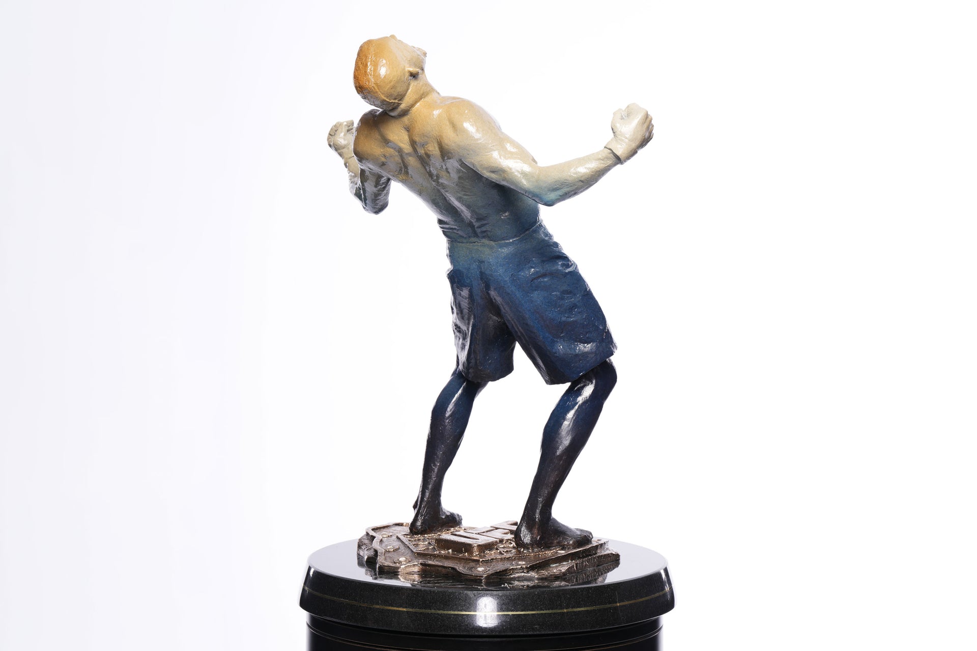 Chuck Liddell Blue Diamond 1-of-1 Sculpture