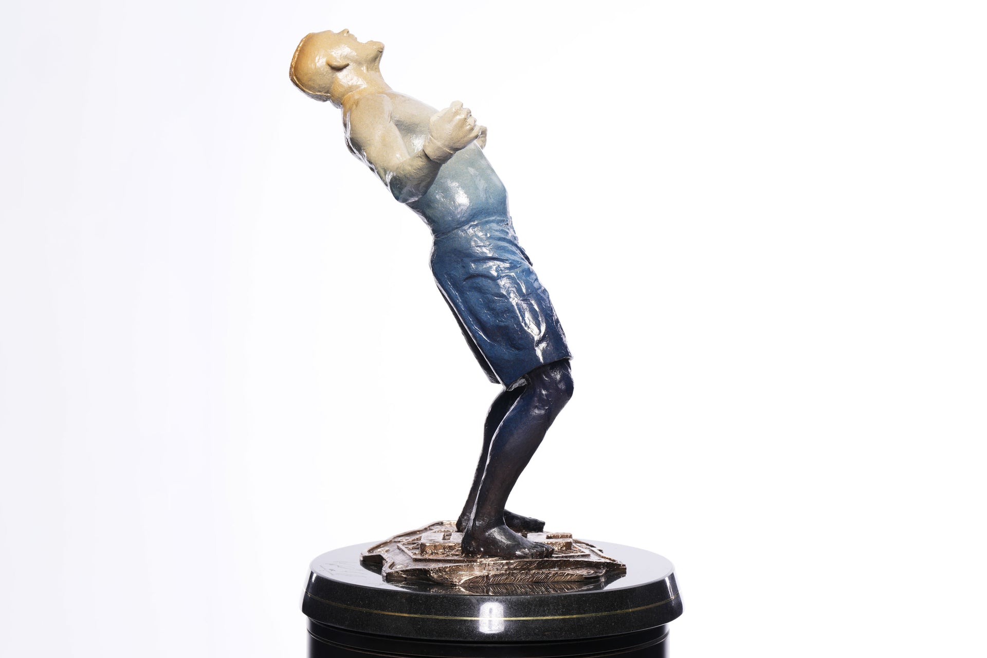 Chuck Liddell Blue Diamond 1-of-1 Sculpture