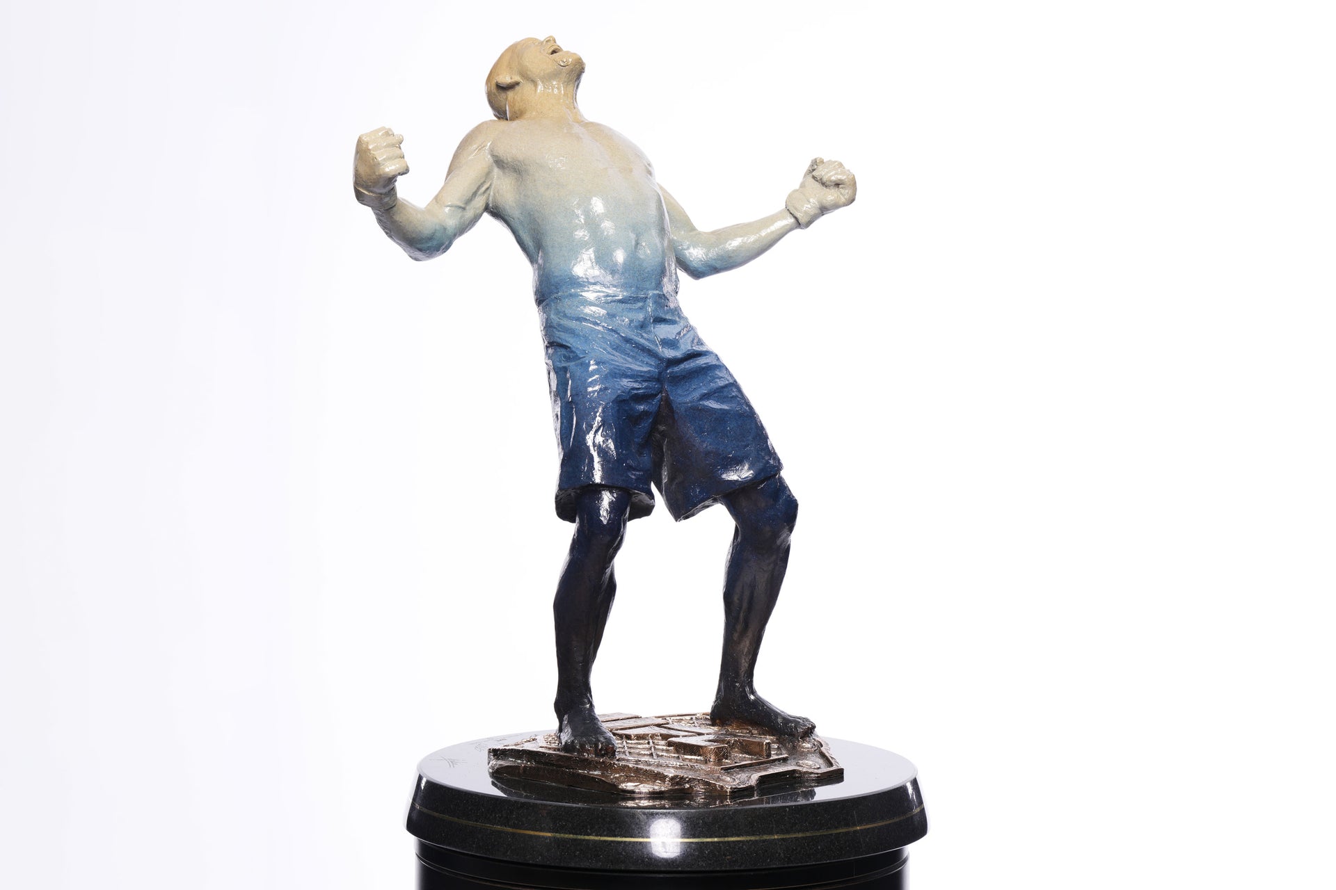 Chuck Liddell Blue Diamond 1-of-1 Sculpture
