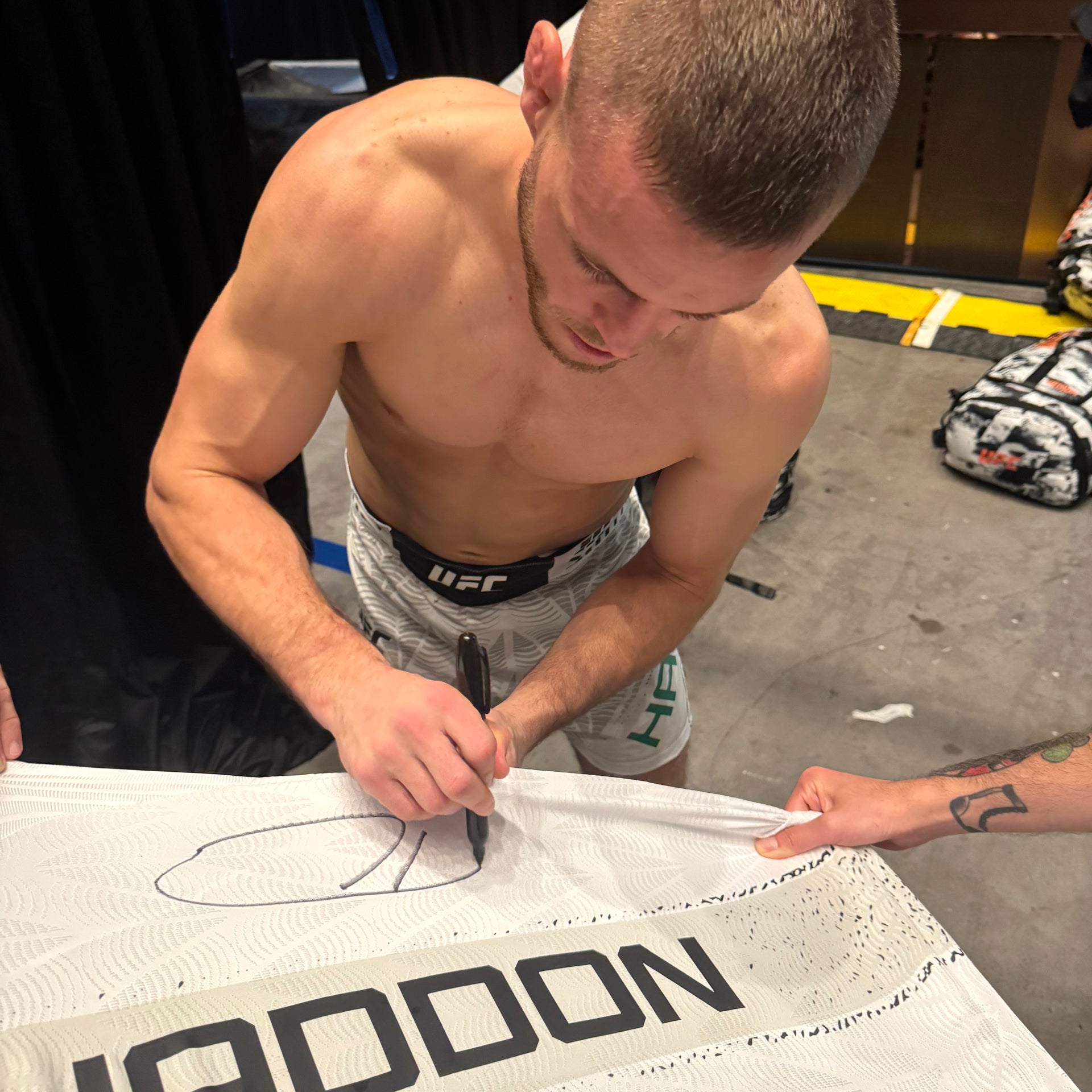 Cody Haddon Signed 1-of-1 Fight Worn Jersey UFC Fight Night: Song vs Figueiredo