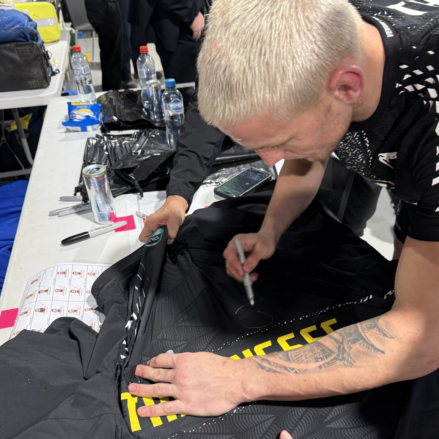 Colby Thicknesse Signed 1-of-1 Fight Worn Hoodie UFC Fight Night: Della Maddalena vs Prates