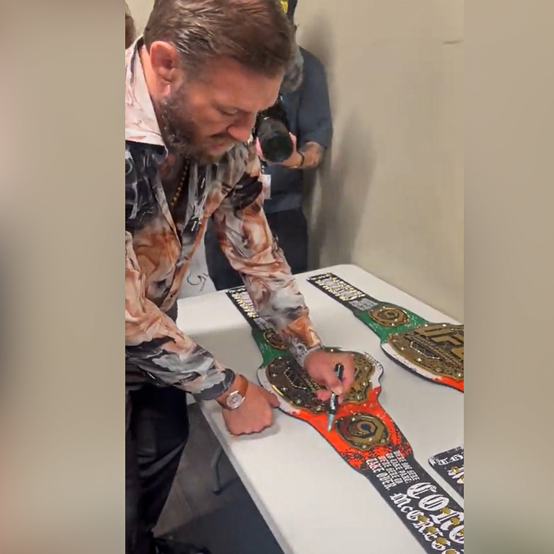 Conor McGregor Signed UFC Classic Replica Belt - Edition 1 of 5