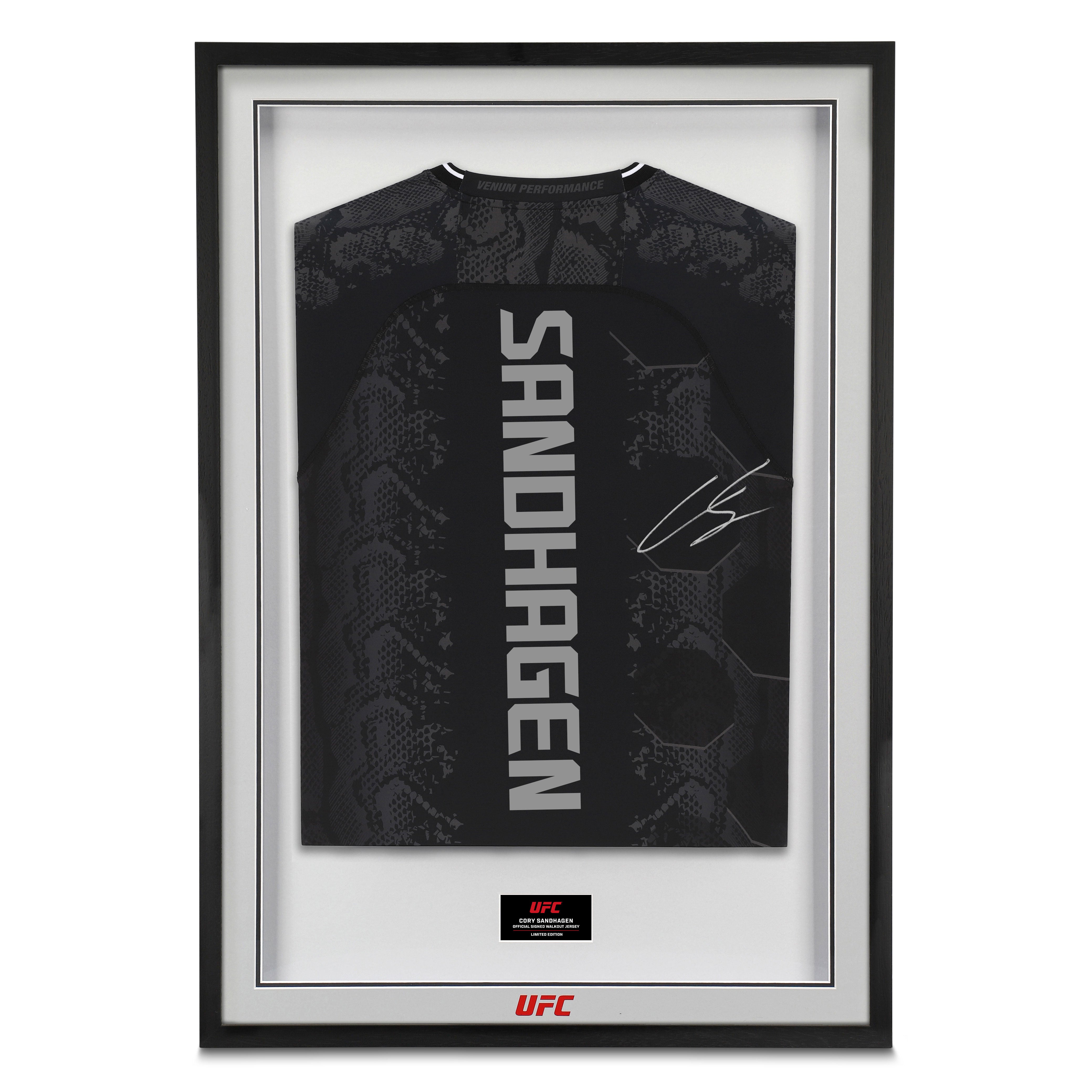 Cory Sandhagen Signed Black Fight Night Adrenaline Jersey