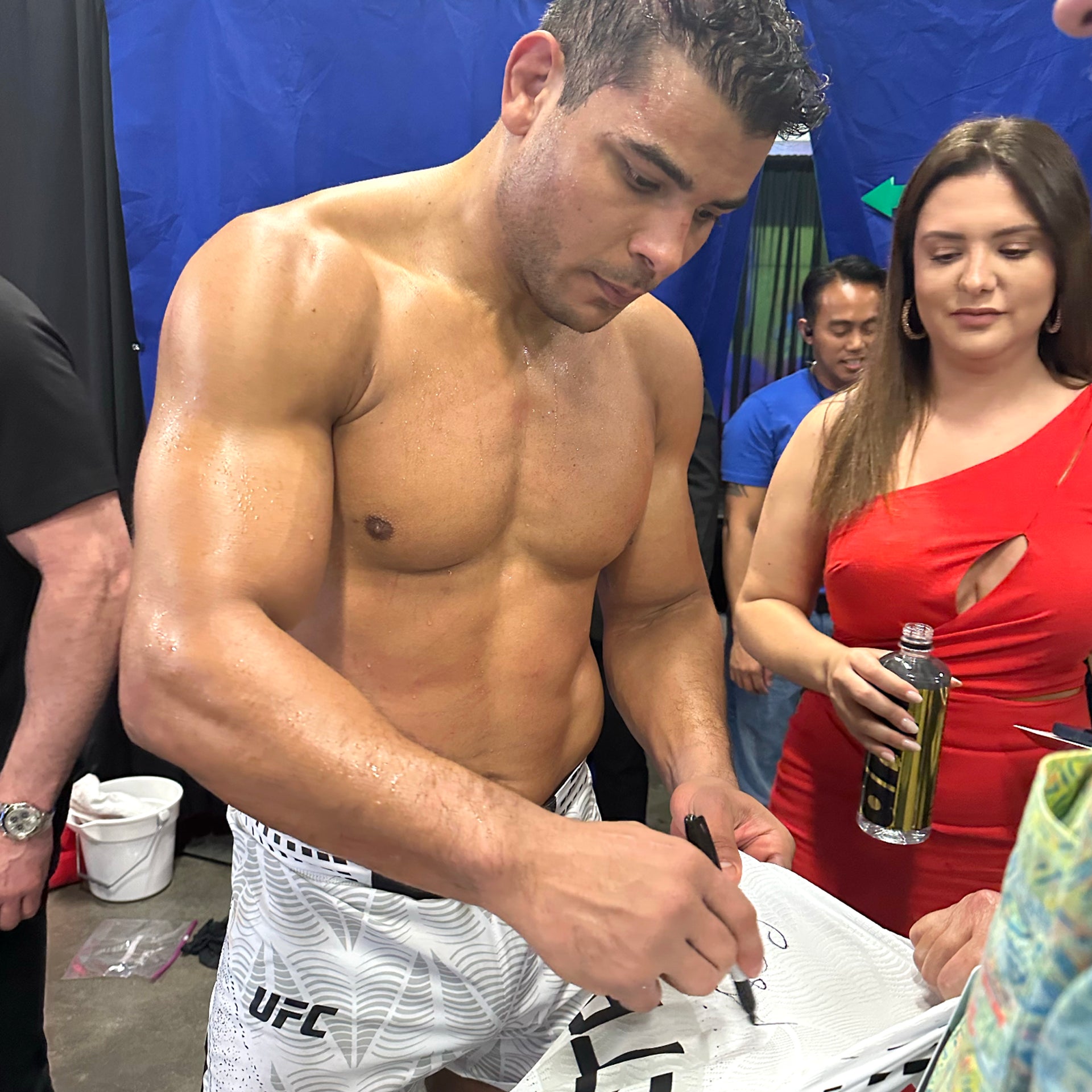 Paulo Costa Signed 1-of-1 Fight Worn Jersey UFC 327: Procházka vs Ulberg