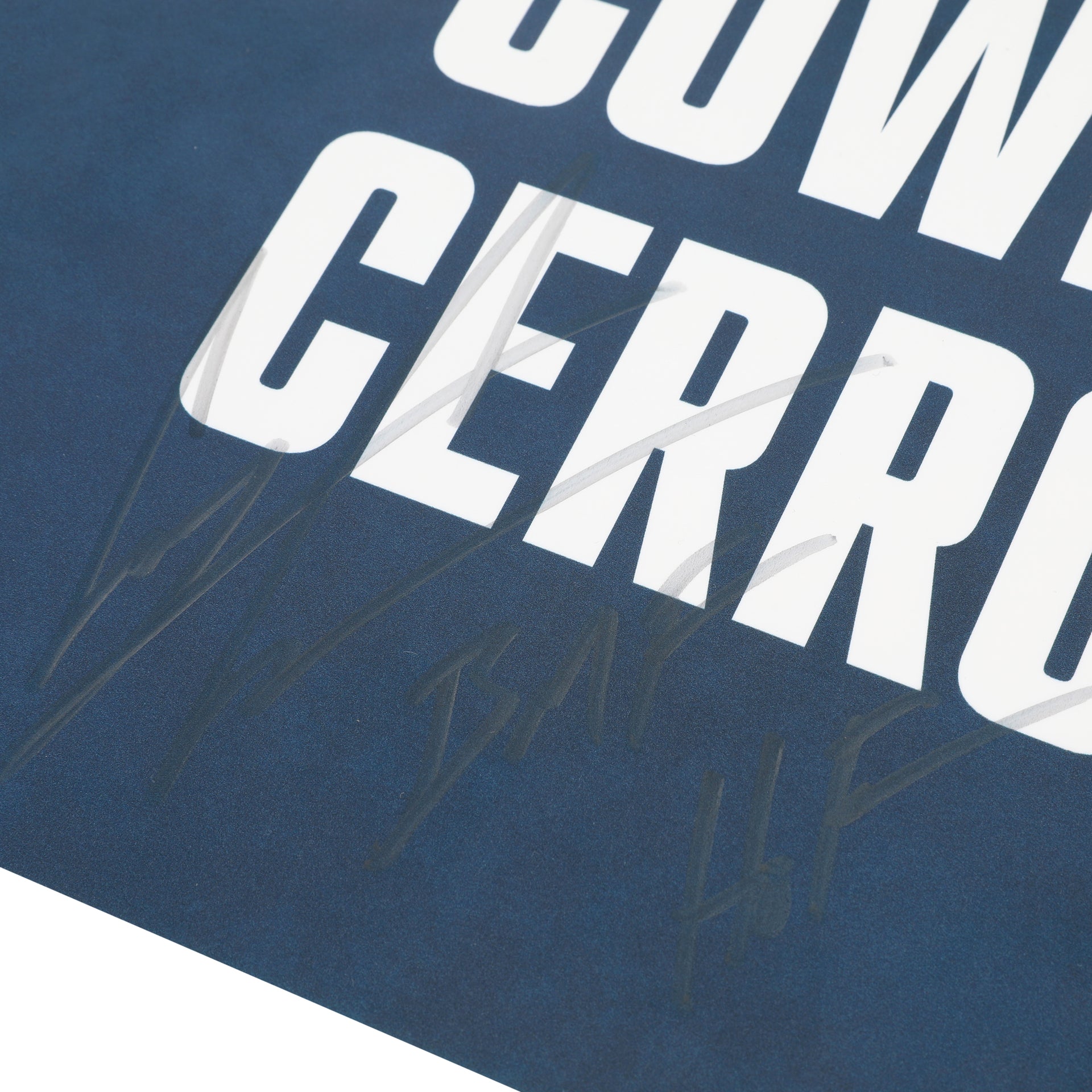 Donald "Cowboy" Cerrone Autographed UFC Freedom 250 Fan Fest Name Sign