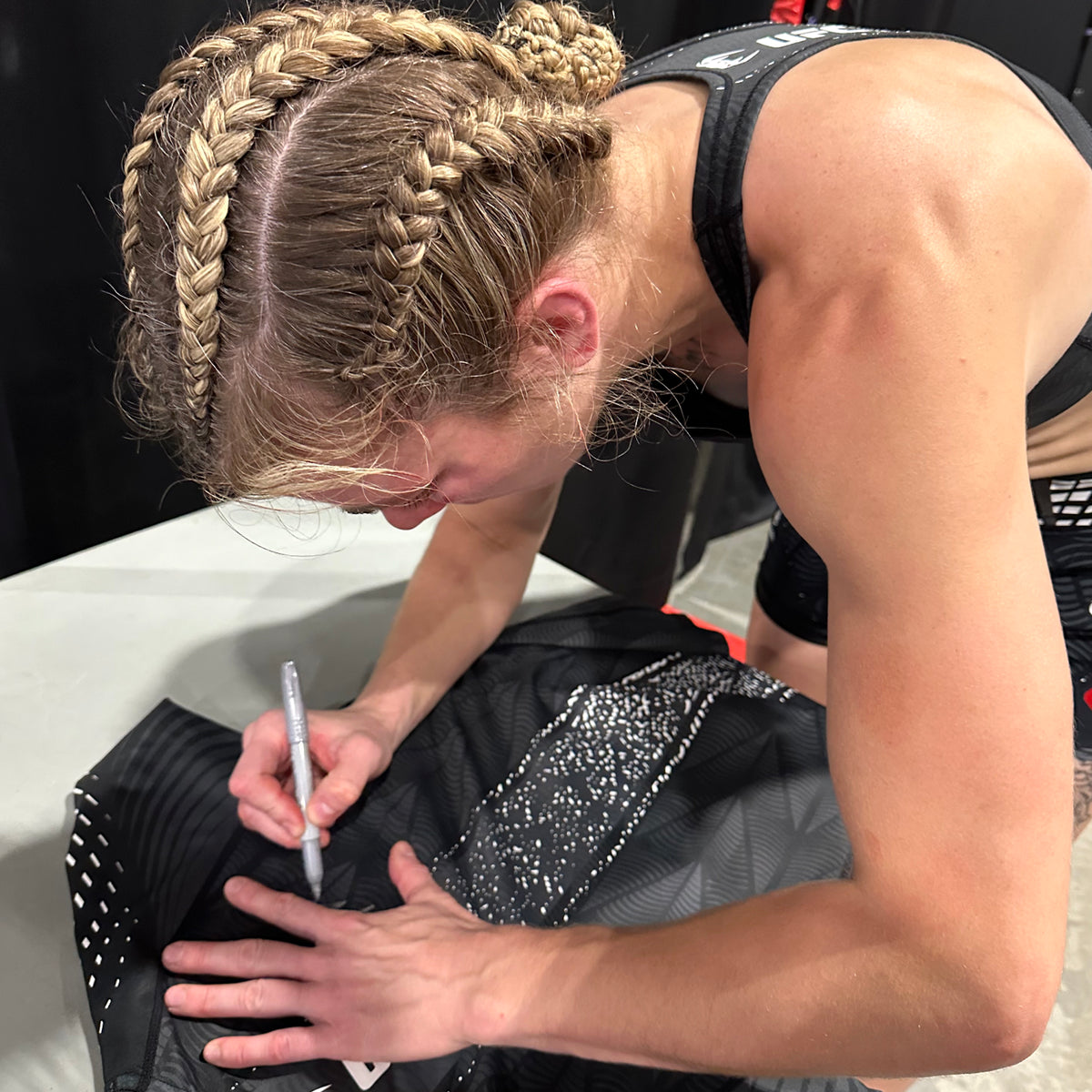 Melissa Croden Signed 1-of-1 Fight Worn Rash Guard UFC Fight Night: Buckley vs Malott
