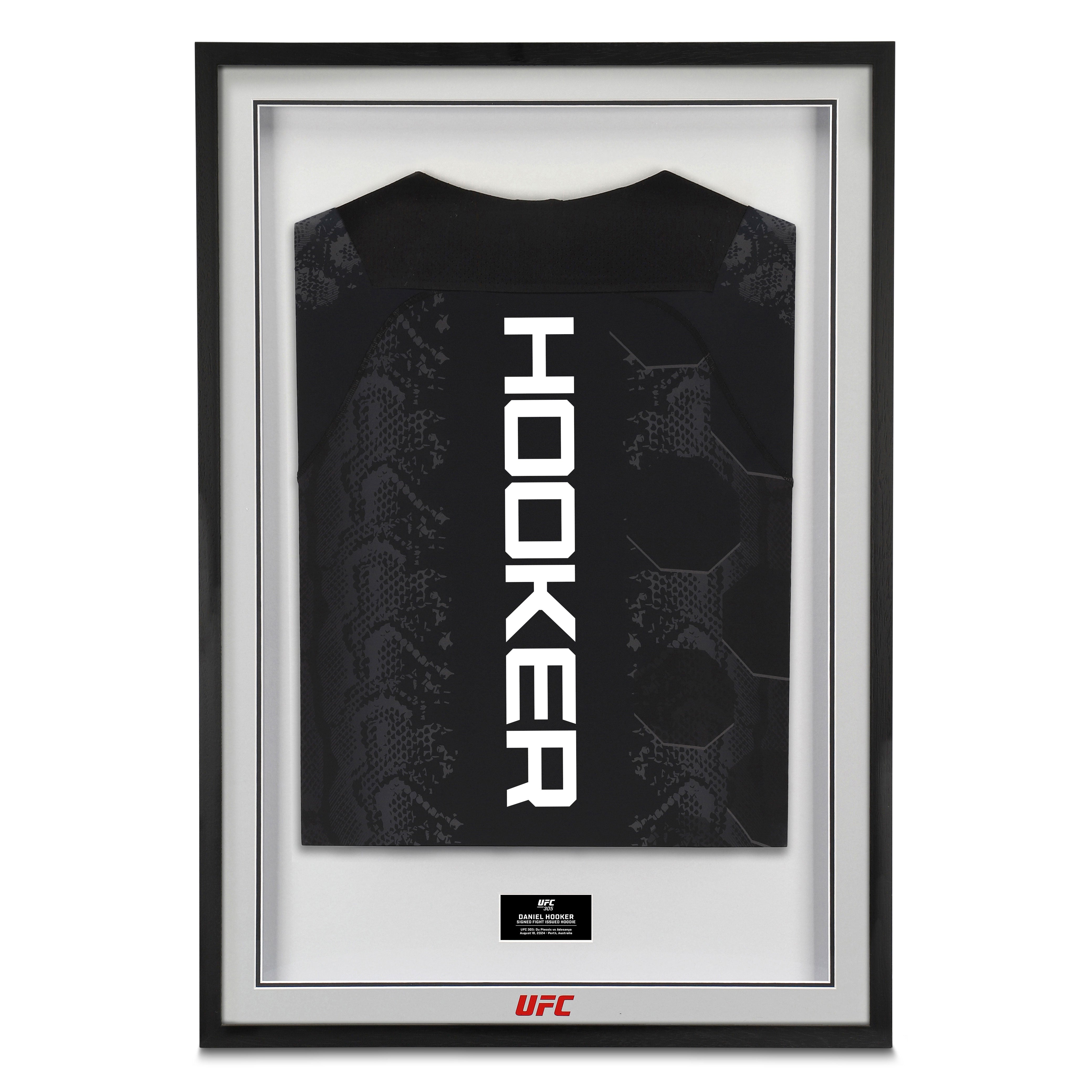 Dan Hooker 1-of-1 Signed Fight Issued Hoodie UFC 305: Du Plessis vs Adesanya