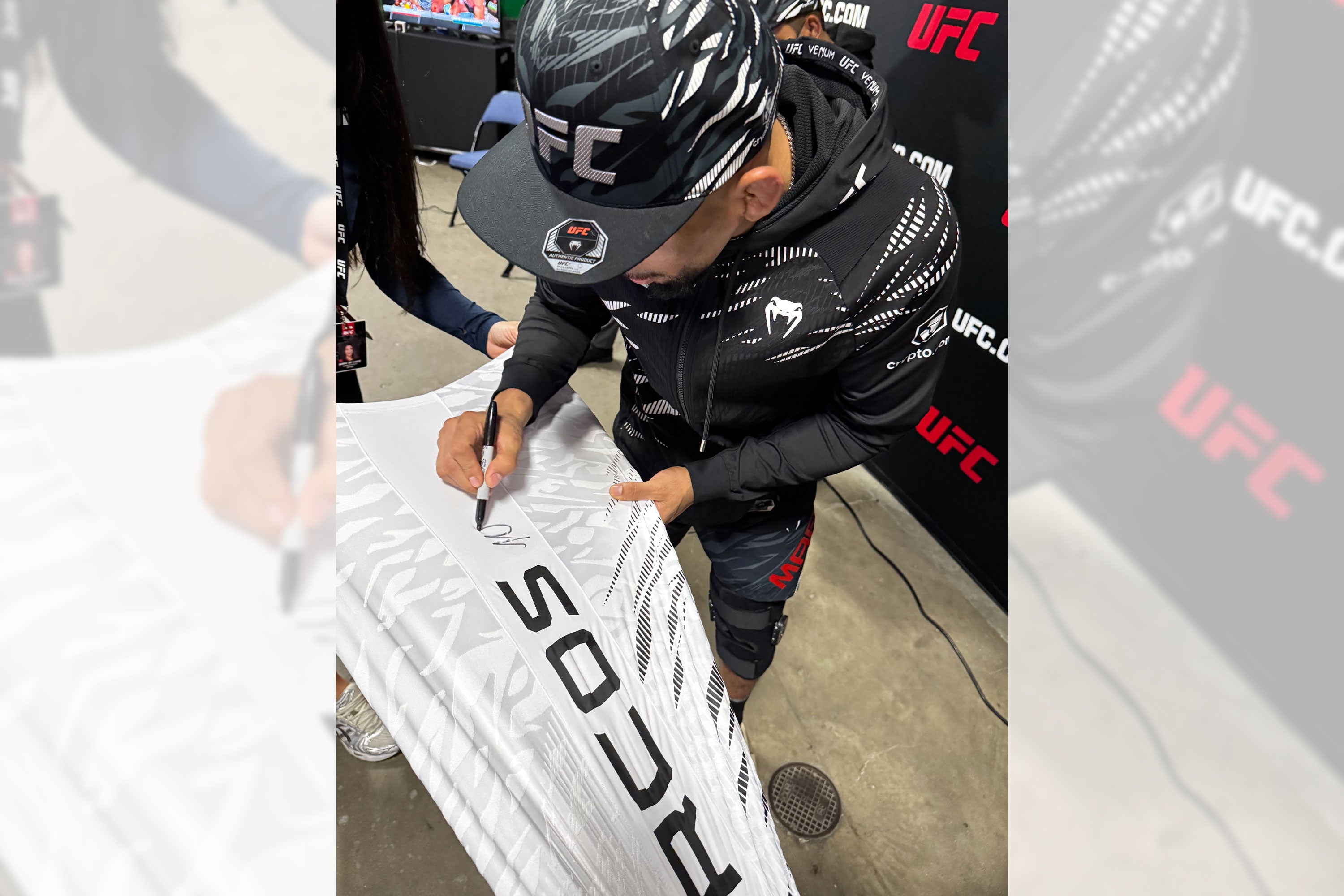 Daniel Marcos Signed 1-of-1 Fight Issued Jersey UFC Fight Night: Covington vs Buckley