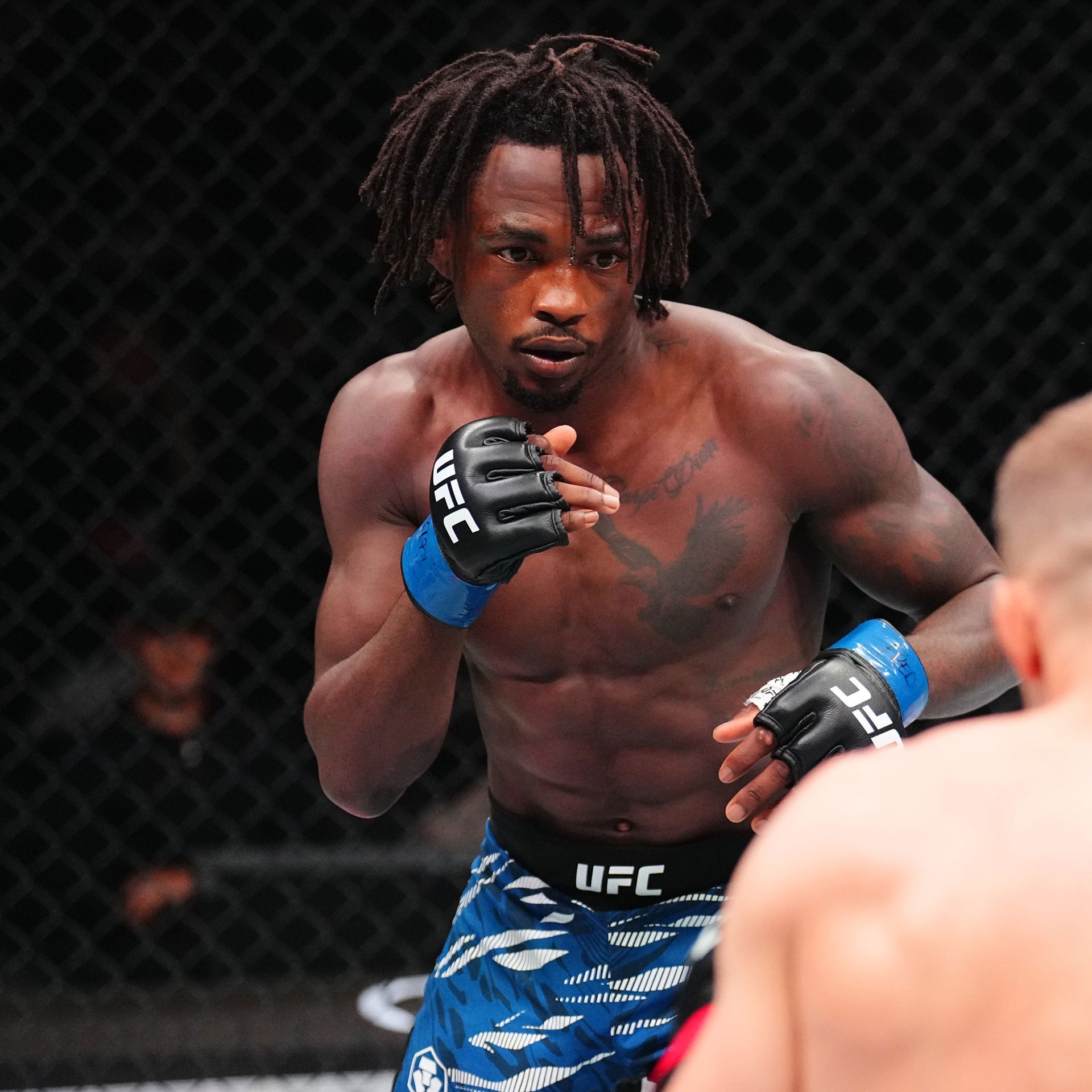Da’Mon Blackshear 1-of-1 Fight Worn Jersey UFC Fight Night: Whittaker vs De Ridder