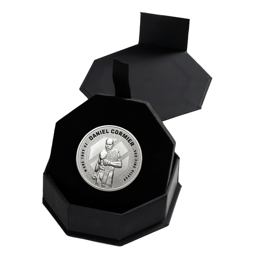 1 oz UFC Daniel Cormier Silver Round (Reverse Proof)