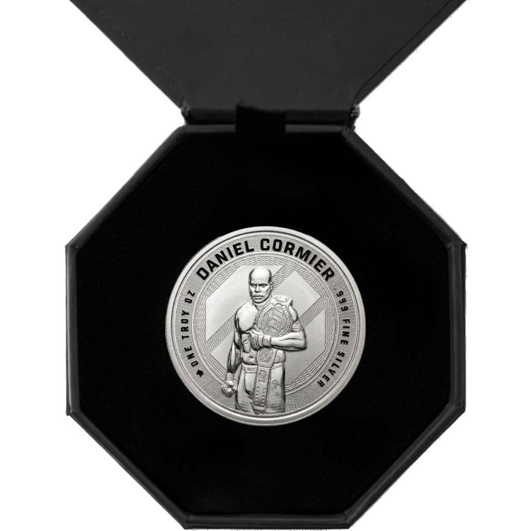 1 oz UFC Daniel Cormier Silver Round (Reverse Proof)