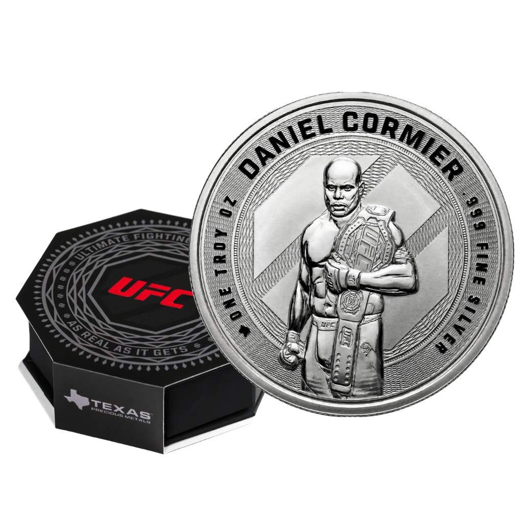 1 oz UFC Daniel Cormier Silver Round (Reverse Proof)