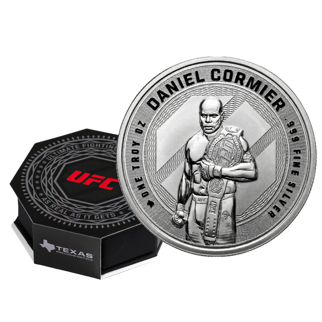 1 oz UFC Daniel Cormier Silver Round (Reverse Proof)