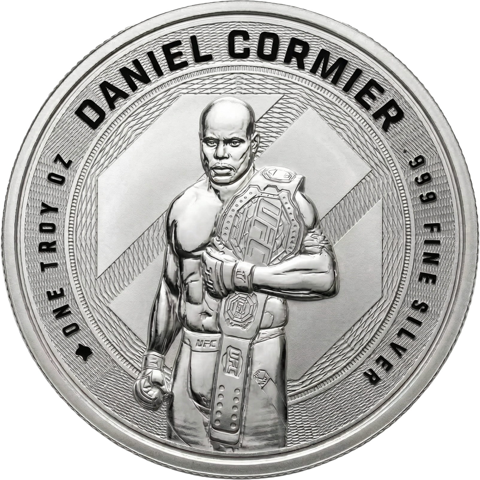1 oz UFC Daniel Cormier Silver Round (Reverse Proof)