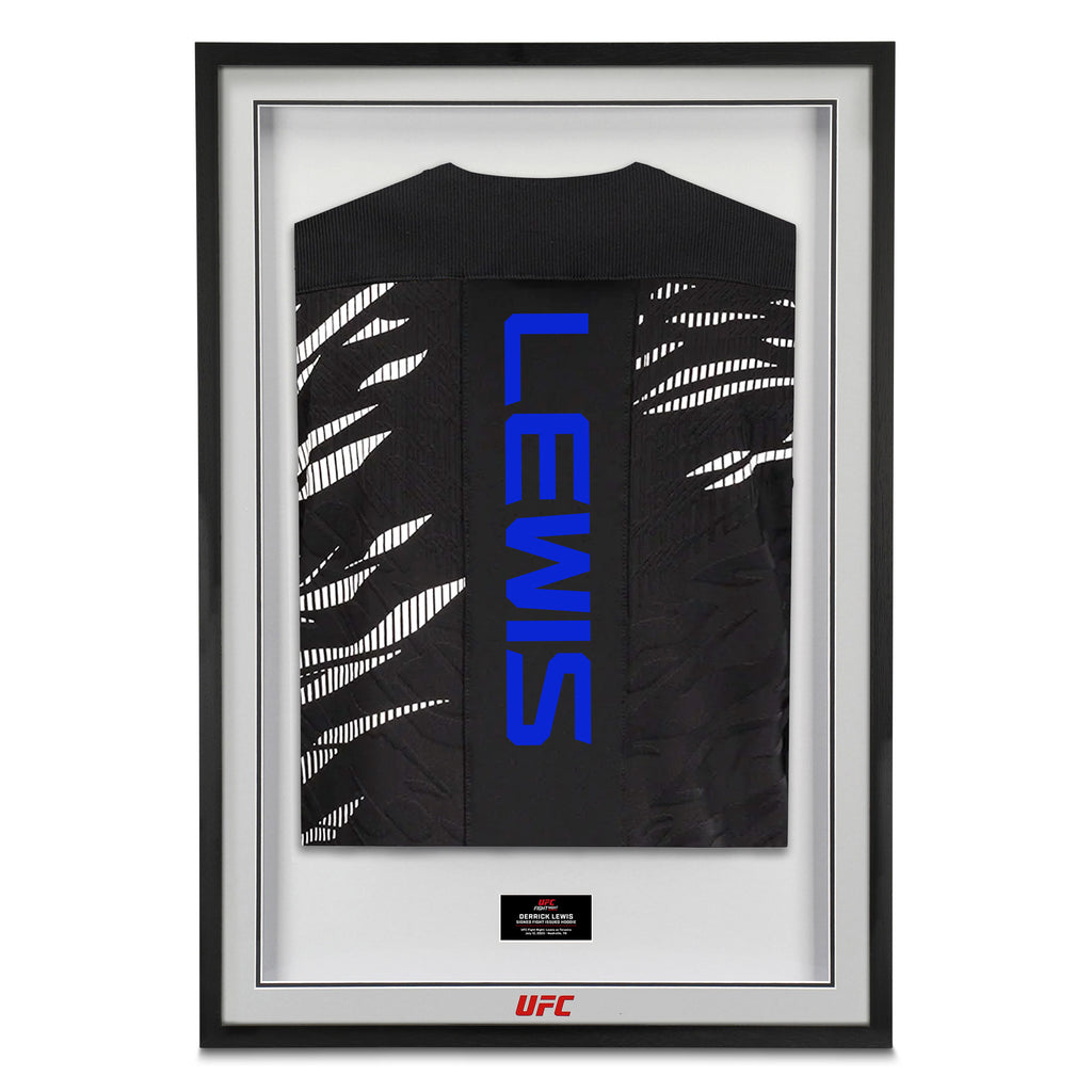 Derrick Lewis Signed 1-of-1 Fight Worn Hoodie UFC Fight Night: Lewis vs Teixeira