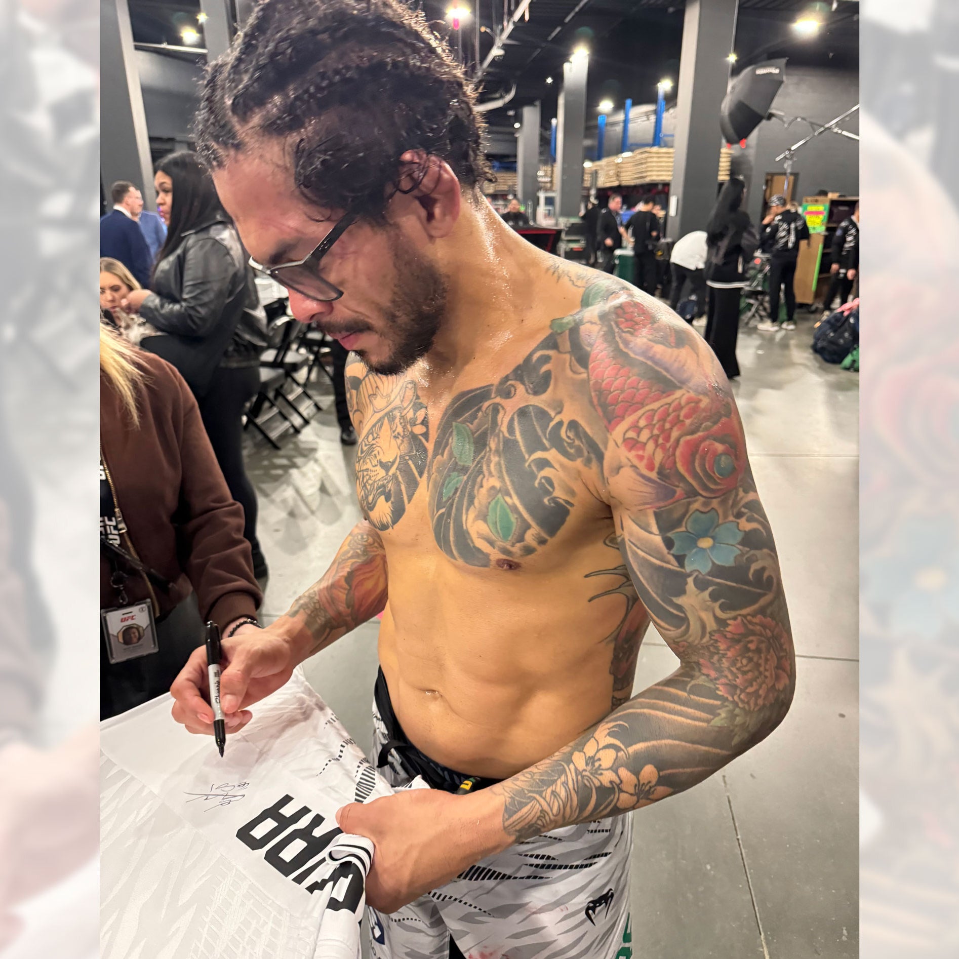 Diego Ferreira Signed 1-of-1 Fight Issued Jersey UFC 311: Makhachev vs Moicano