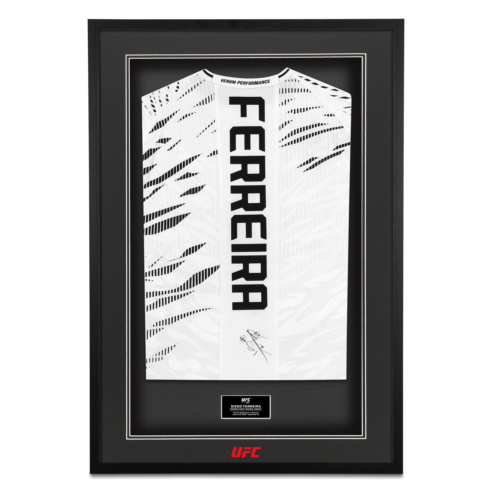 Diego Ferreira Signed 1-of-1 Fight Issued Jersey UFC 311: Makhachev vs Moicano