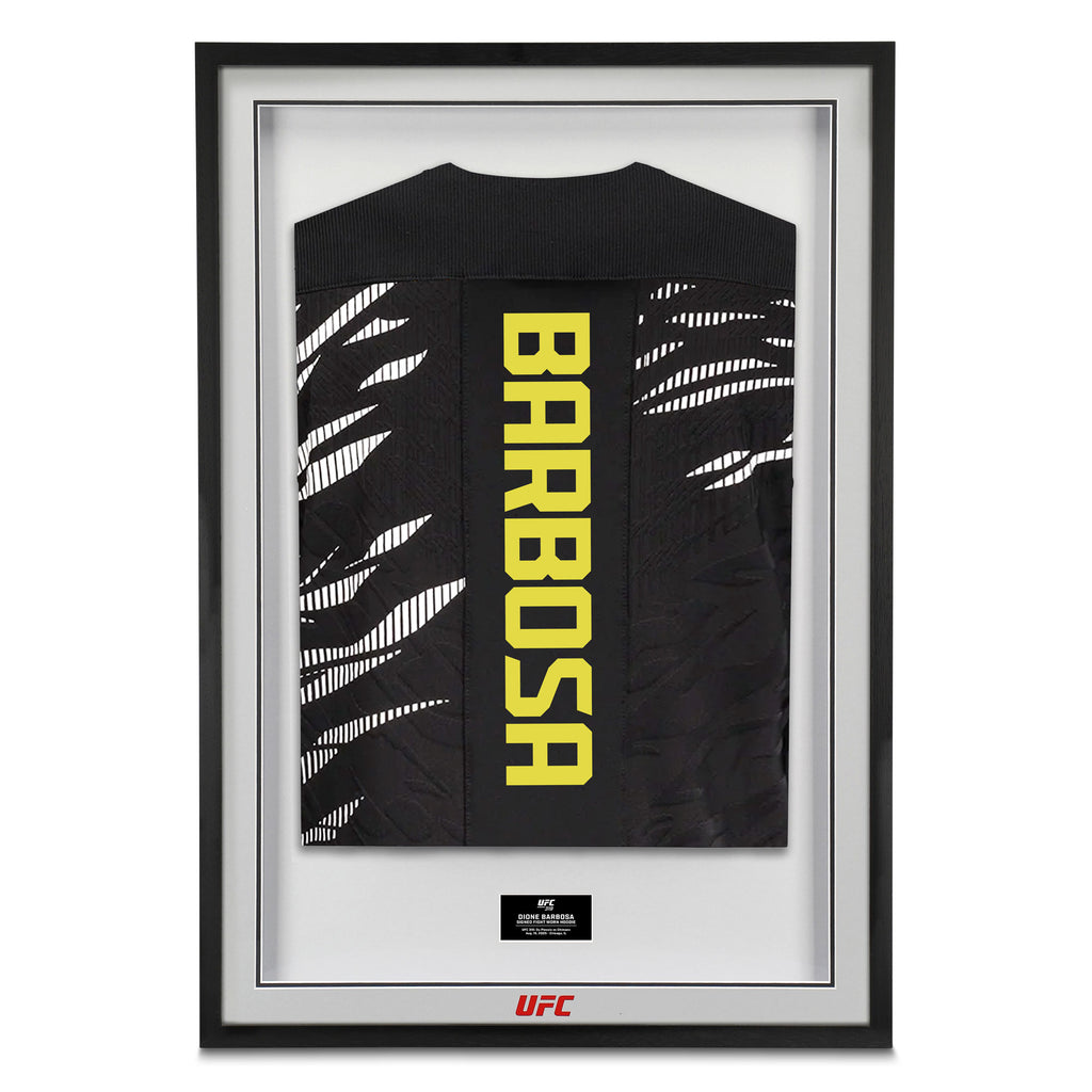 Dione Barboza Signed 1-of-1 Fight Worn Hoodie UFC 319: Du Plessis vs Chimaev