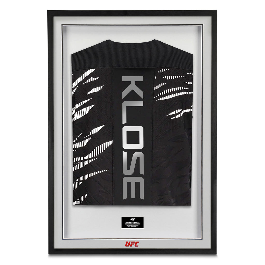Drakkar Klose Signed 1-of-1 Fight Worn Hoodie UFC 319: Du Plessis vs Chimaev