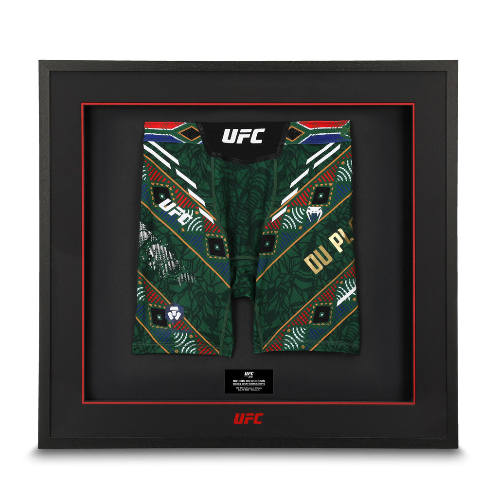 Dricus Du Plessis Signed 1-of-1 Fight Worn Shorts UFC 319: Du Plessis vs Chimaev